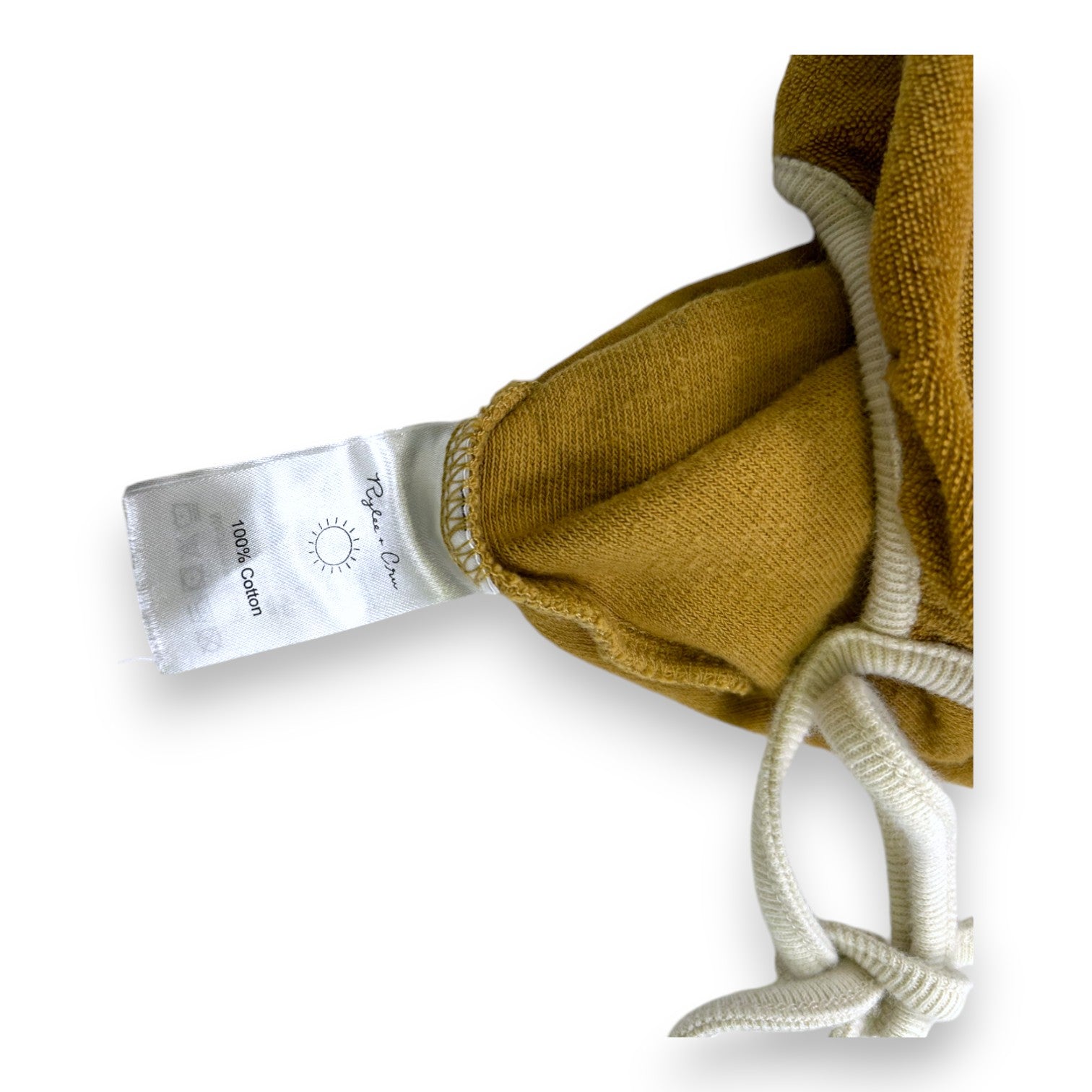 RYLEE + CRU - Brown Terry Cloth Romper - 6/12 months