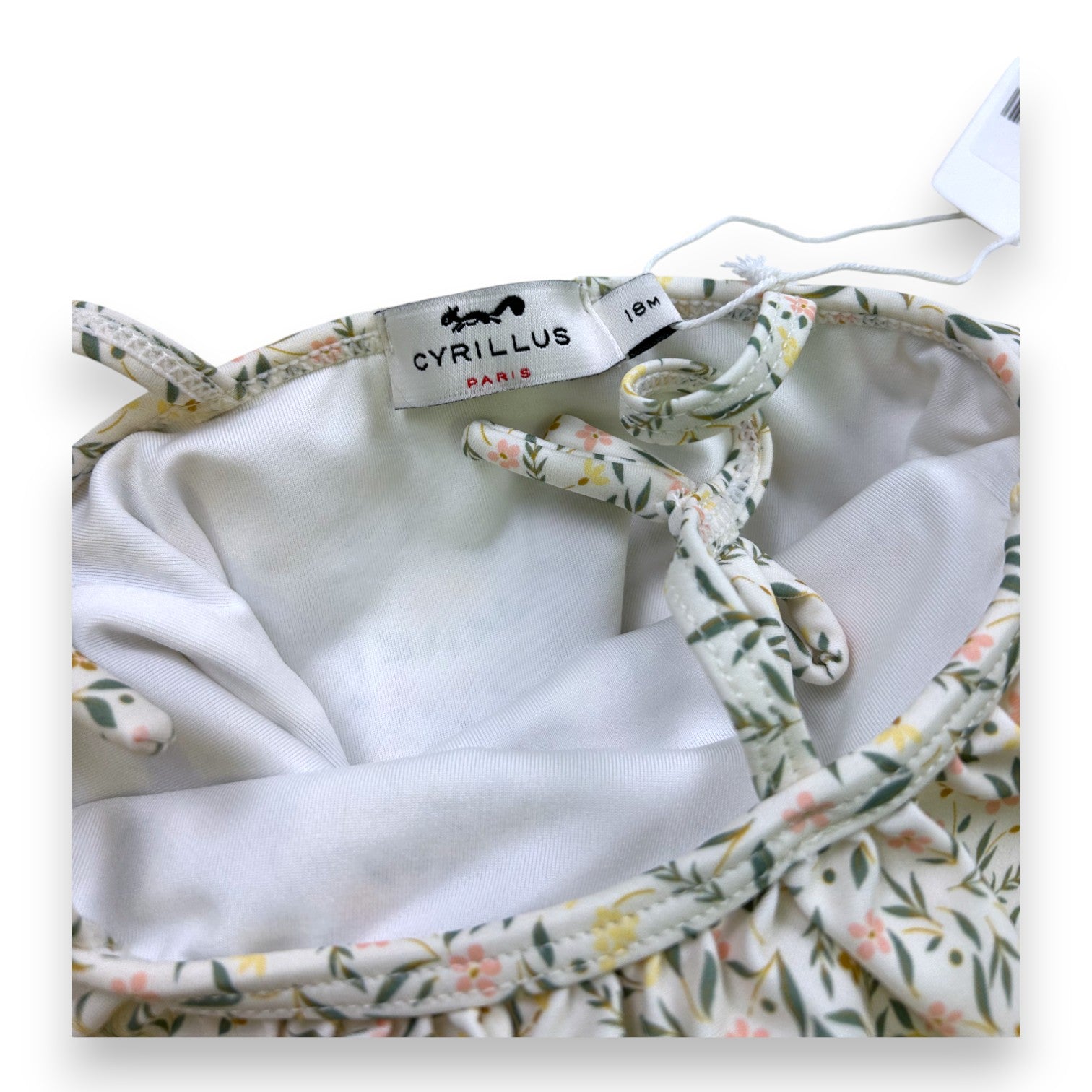 CYRILLUS - Floral one-piece swimsuit - 18 months