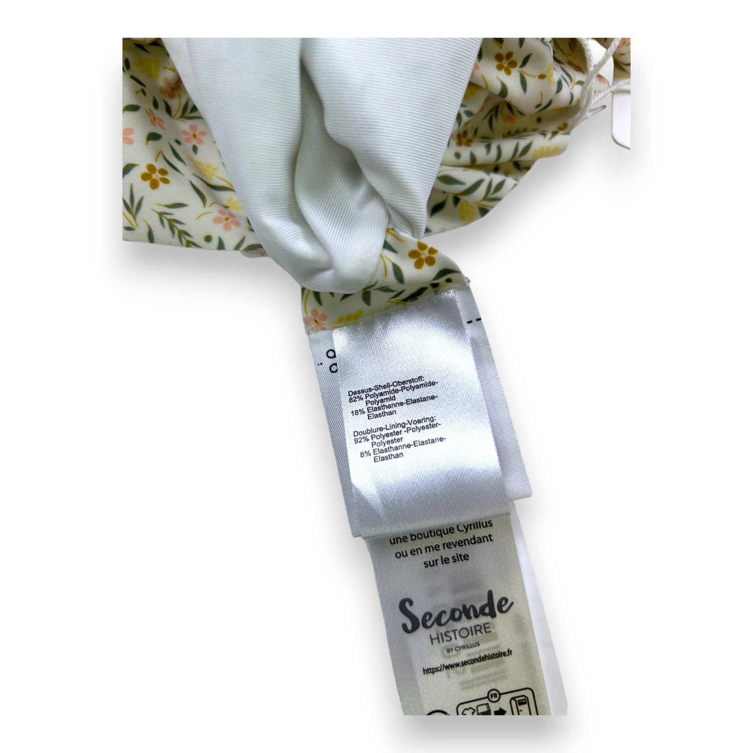 CYRILLUS - Floral one-piece swimsuit - 18 months