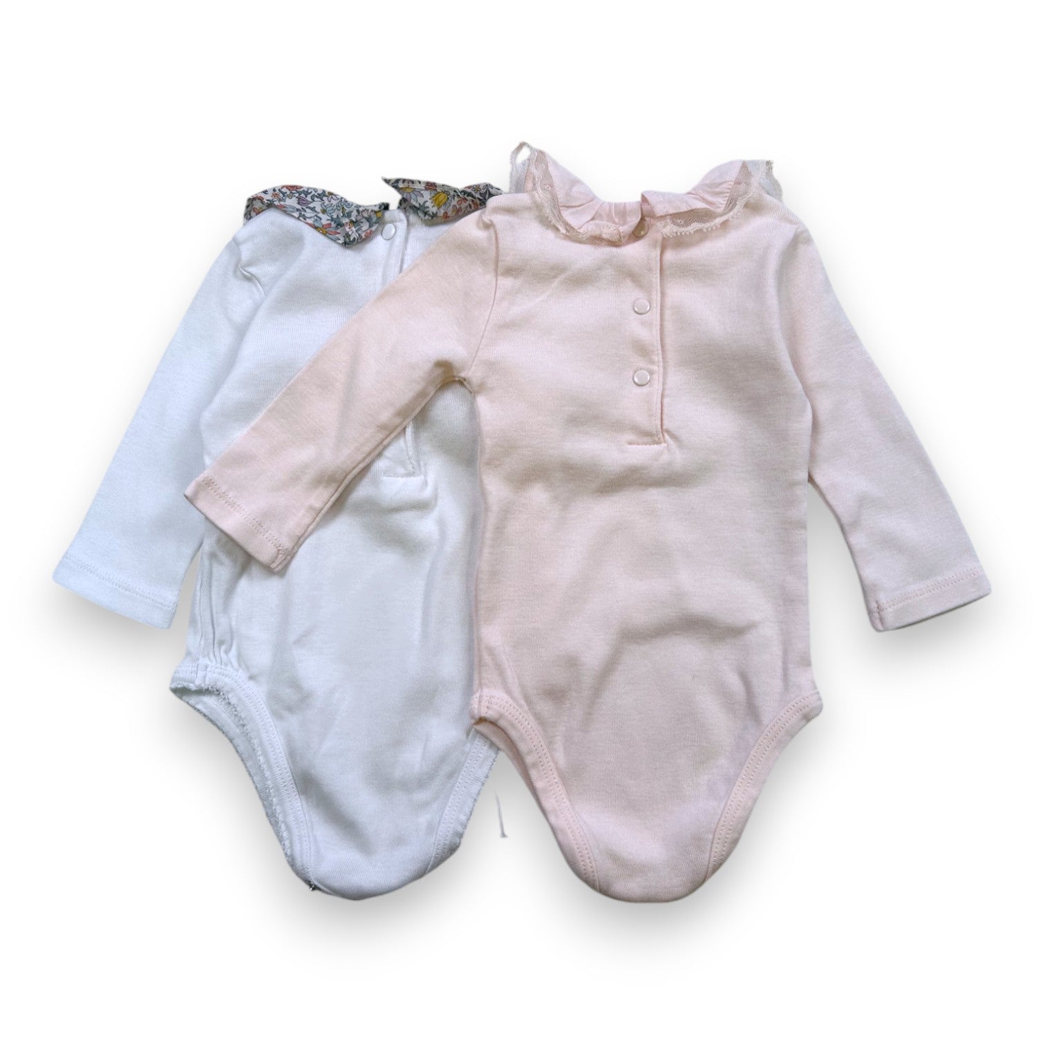 CYRILLUS - Pack of 2 bodysuits with collar - 3 months