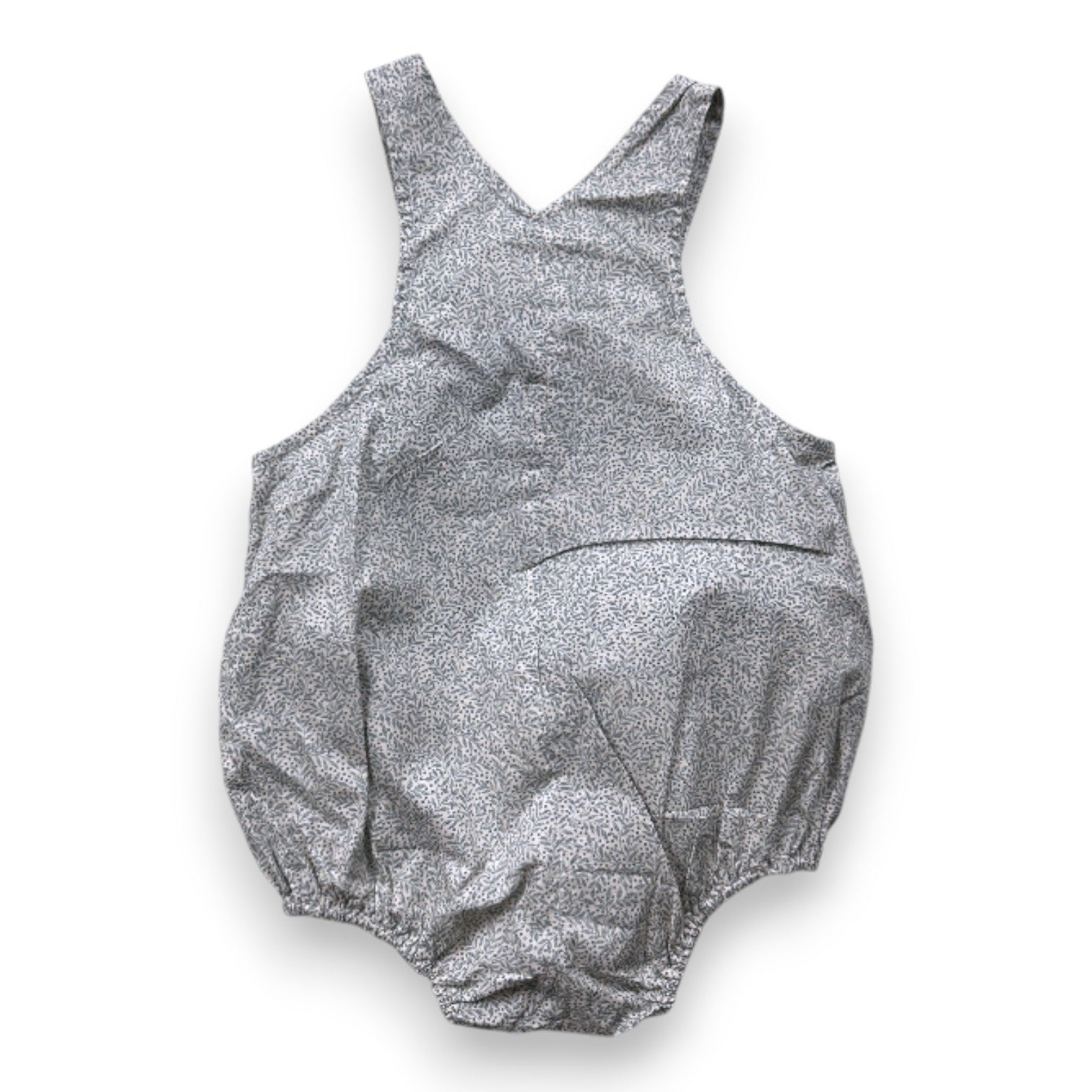 BONPOINT - Weißer Strampler mit Blumenmuster - 2 Jahre