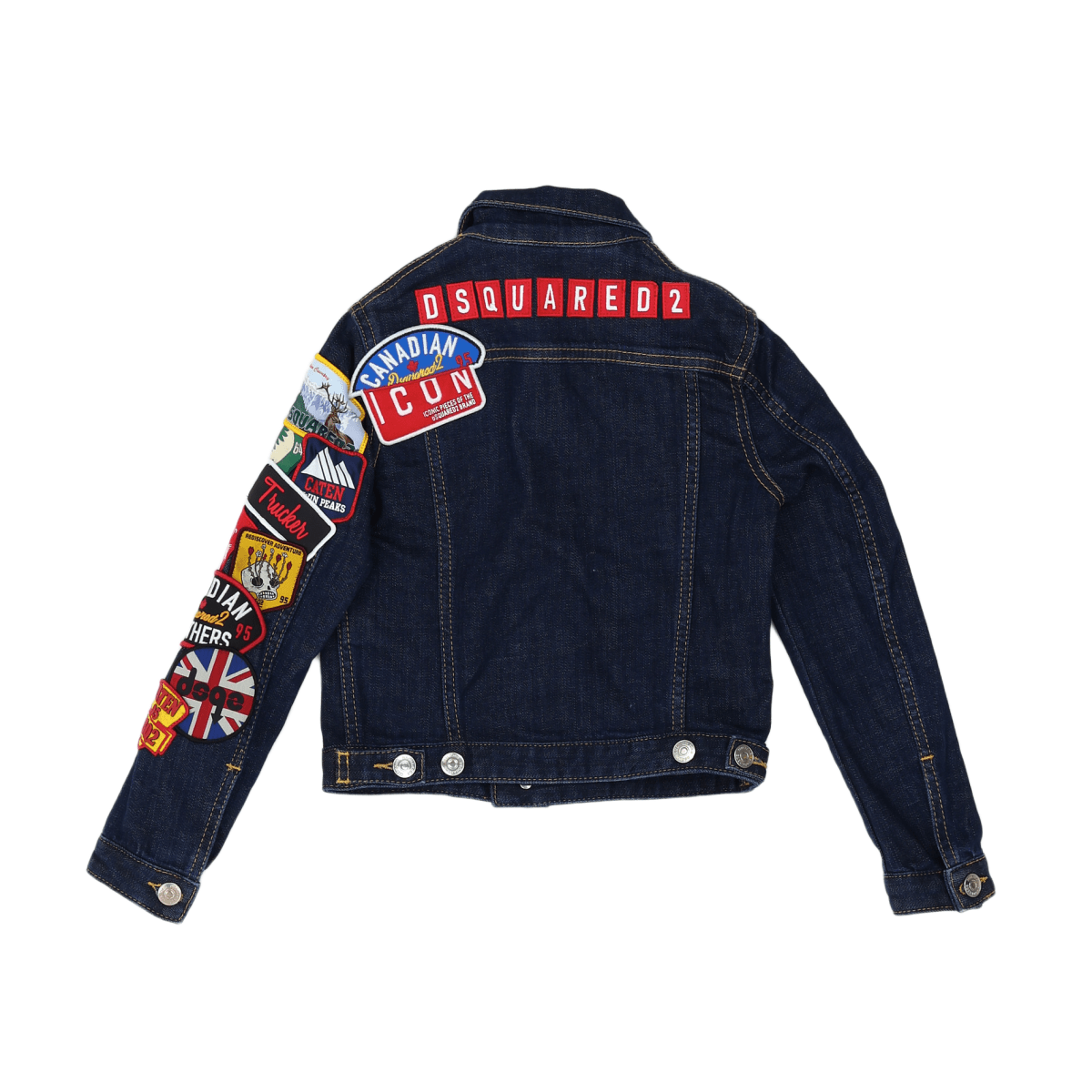 DSQUARED2 - VESTE EN JEAN - BLEU, MULTICOLORE - 6 ANS