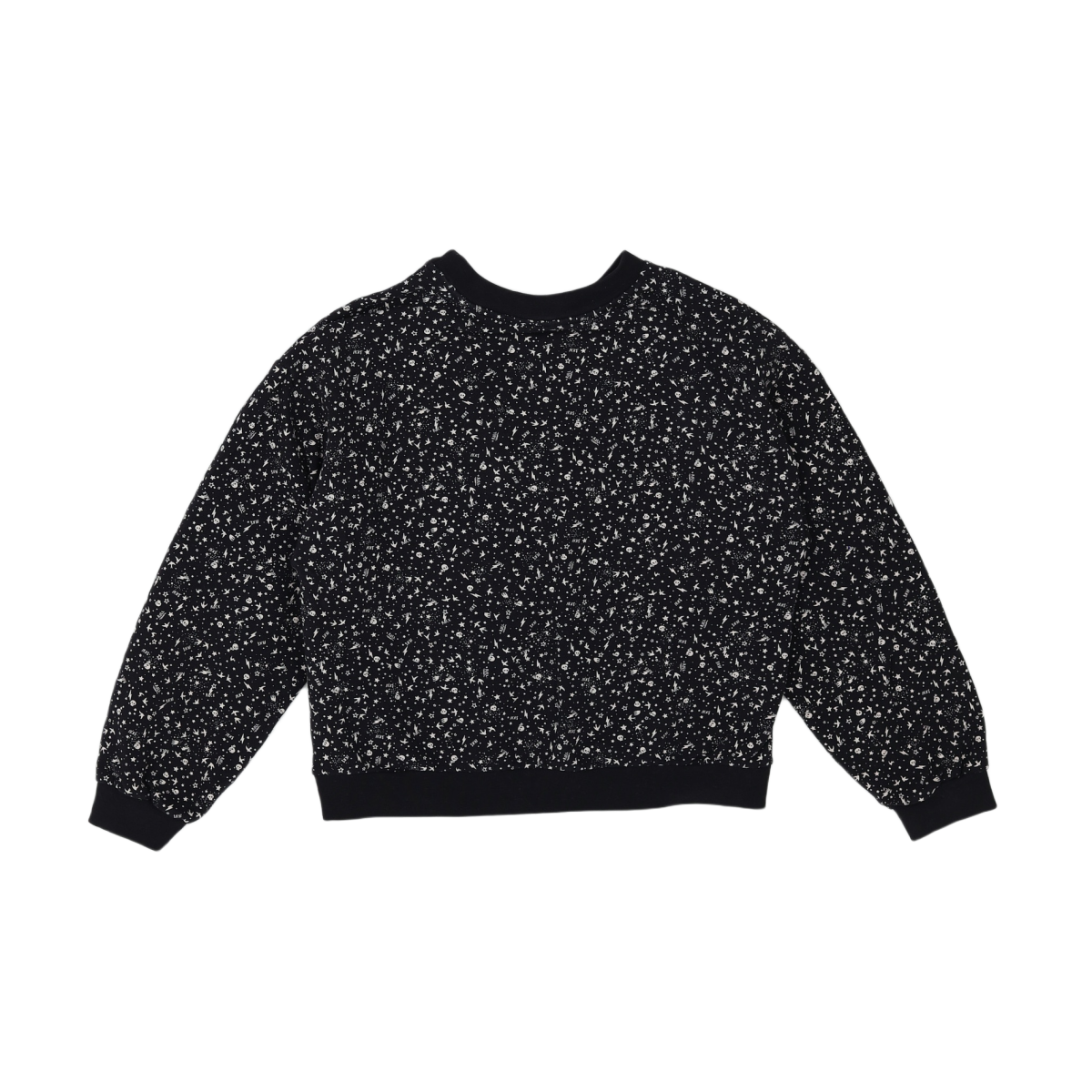IKKS - SWEAT - NOIR - 12 ANS