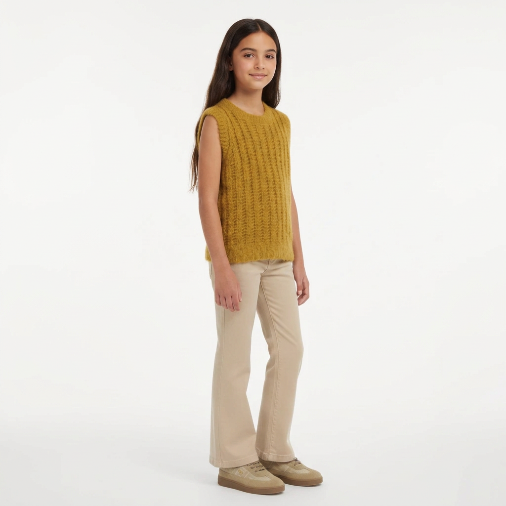 BONPOINT - PULL - JAUNE - 8 ANS