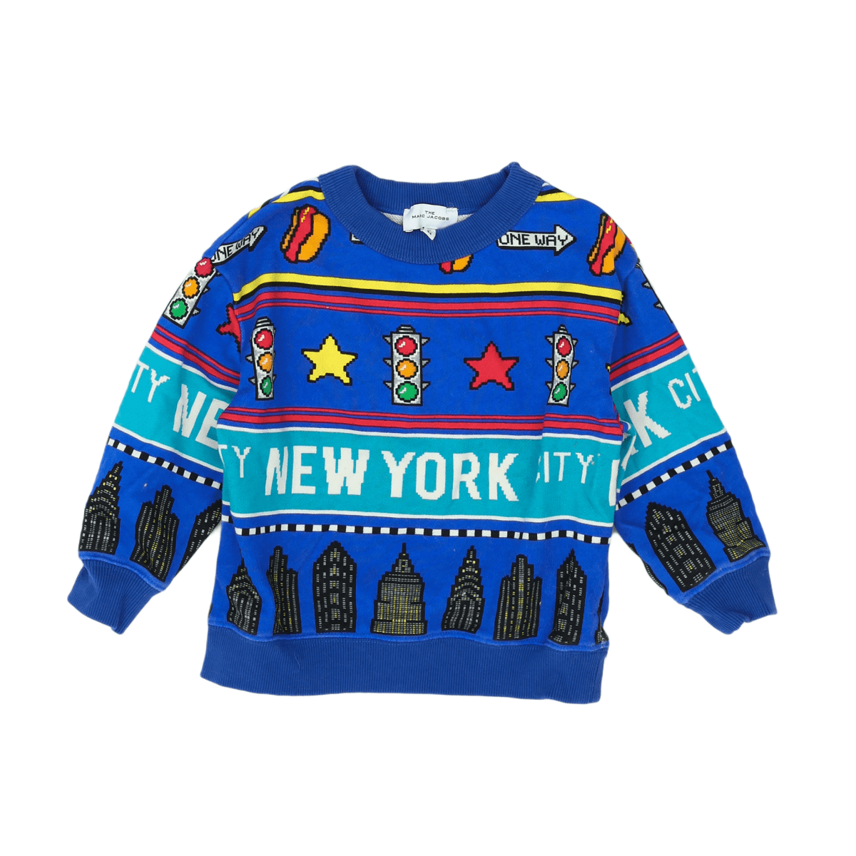 MARC JACOBS - PULLOVER - BLAU, MEHRFARBIG - 3 JAHRE