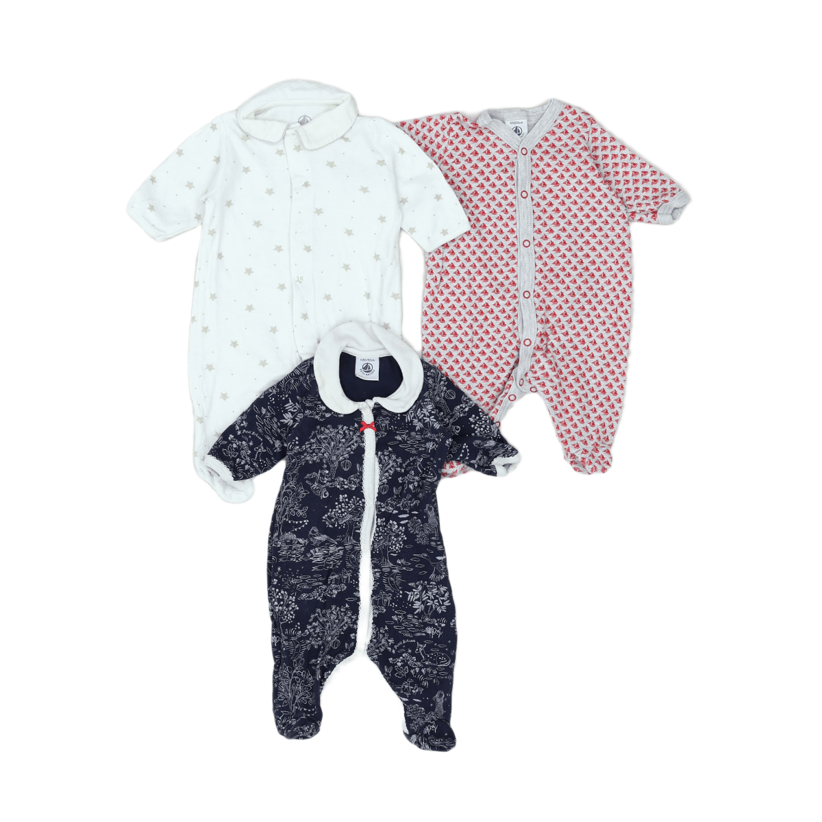 KLEINES BOOT - SET - MEHRFARBIG - 0 MONATE