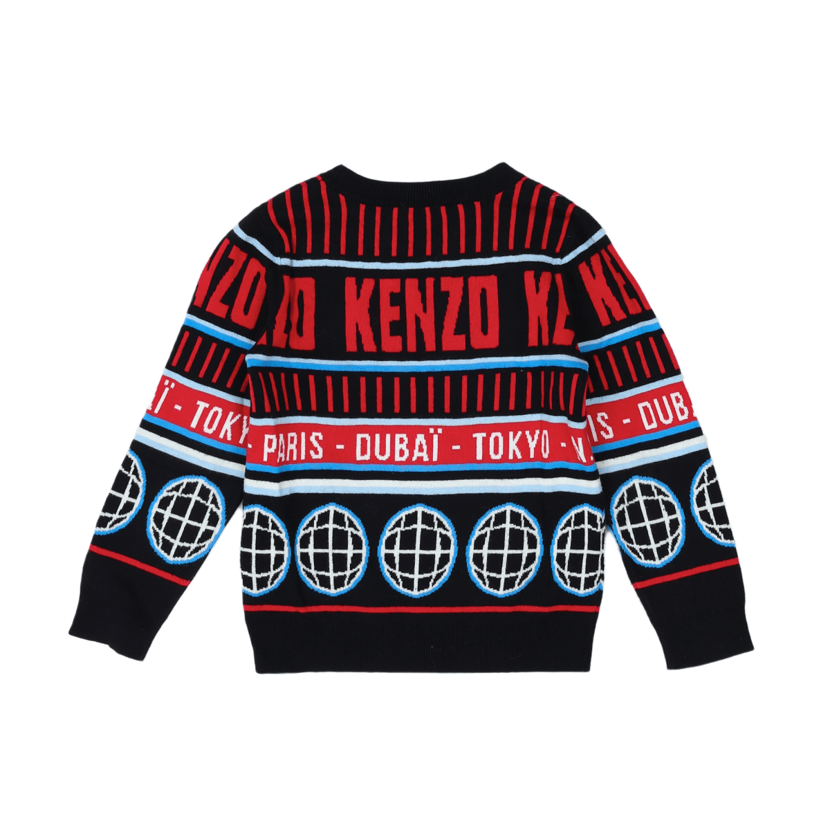 KENZO - PULL - NOIR, MULTICOLORE - 6 ANS