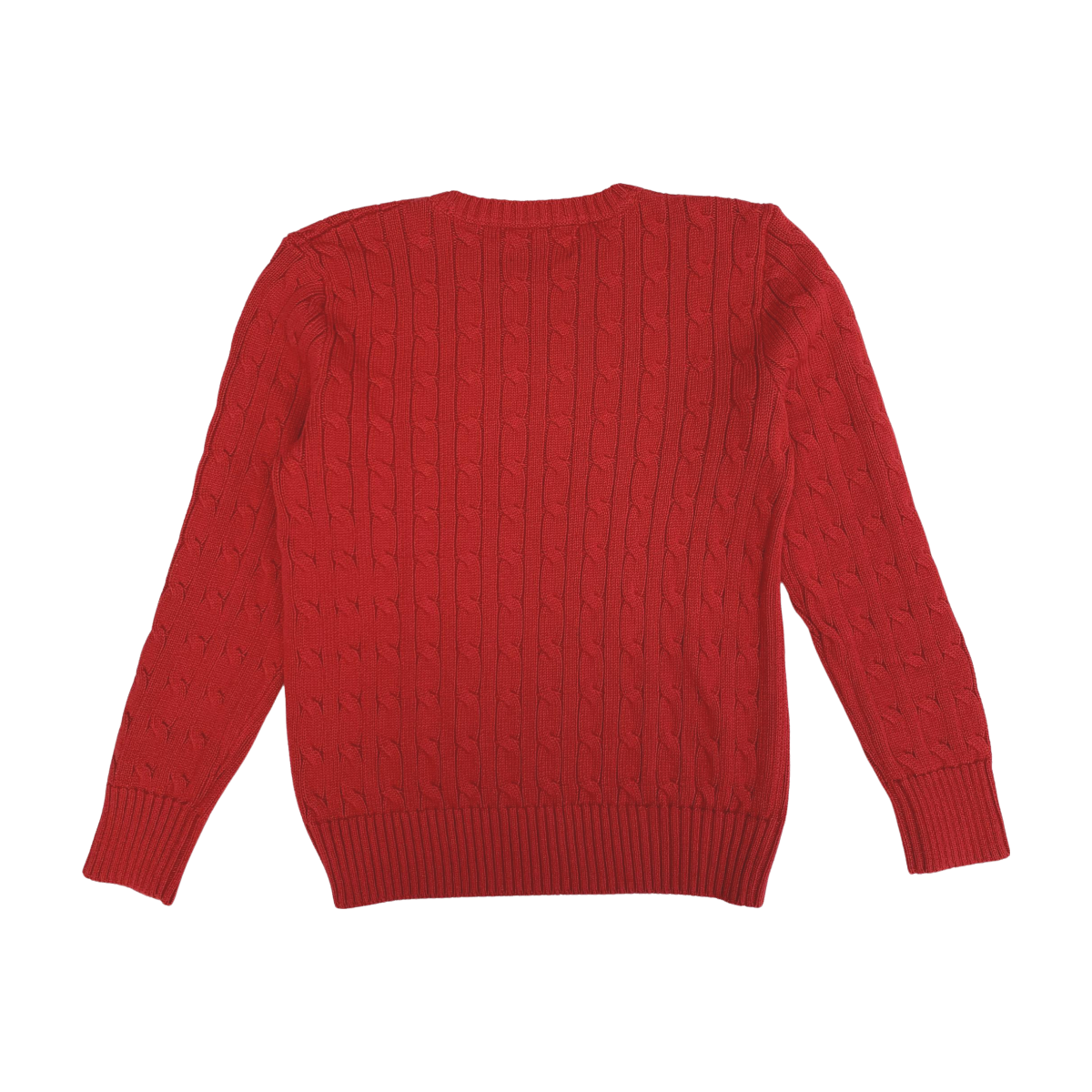 RALPH LAUREN - PULL - ROUGE - 10 ANS