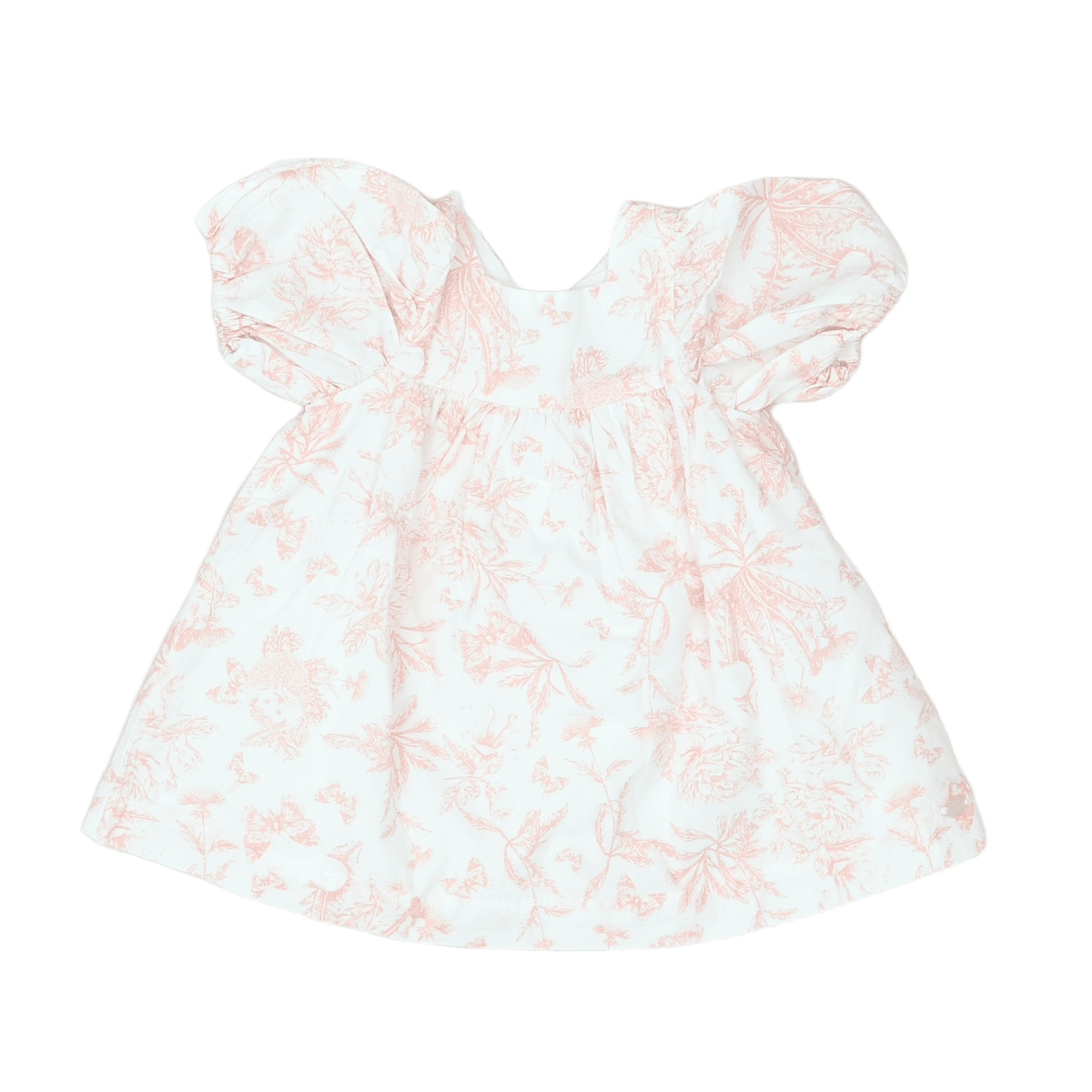 TARTINE & CHOCOLAT - DRESS - WHITE, PINK - 3 MONTHS