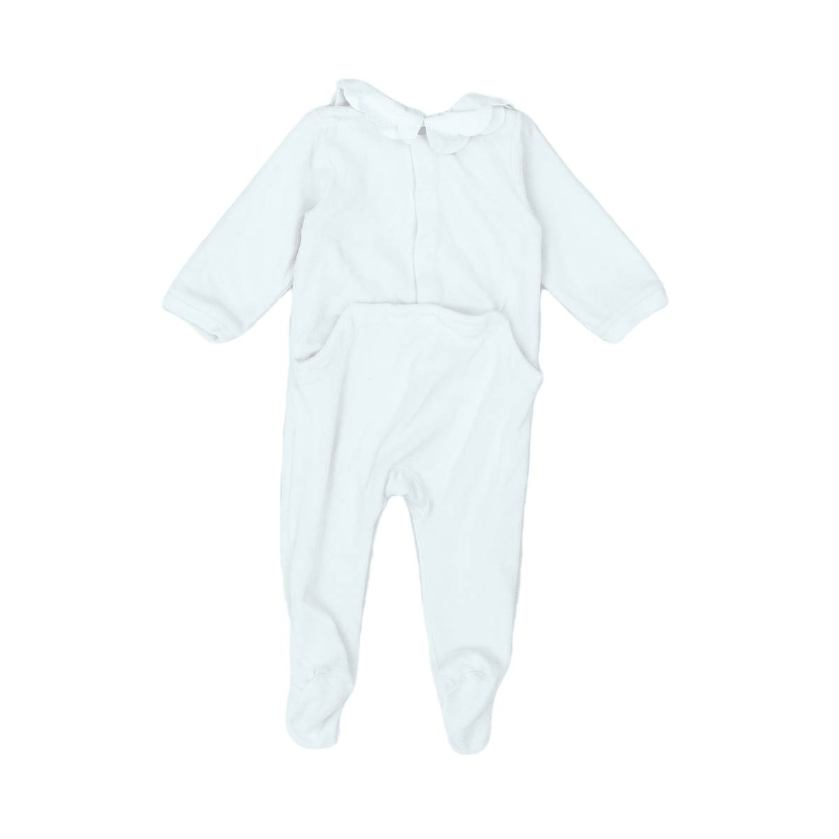 JACADI - PAJAMAS - WHITE - 6 MONTHS