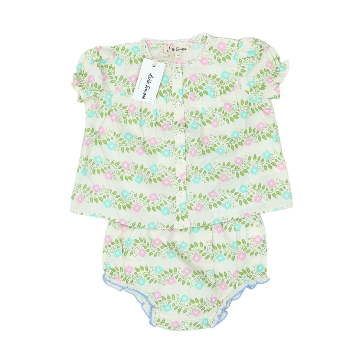 HELLO SIMONE - ENSEMBLE - BLANC - 18 MOIS