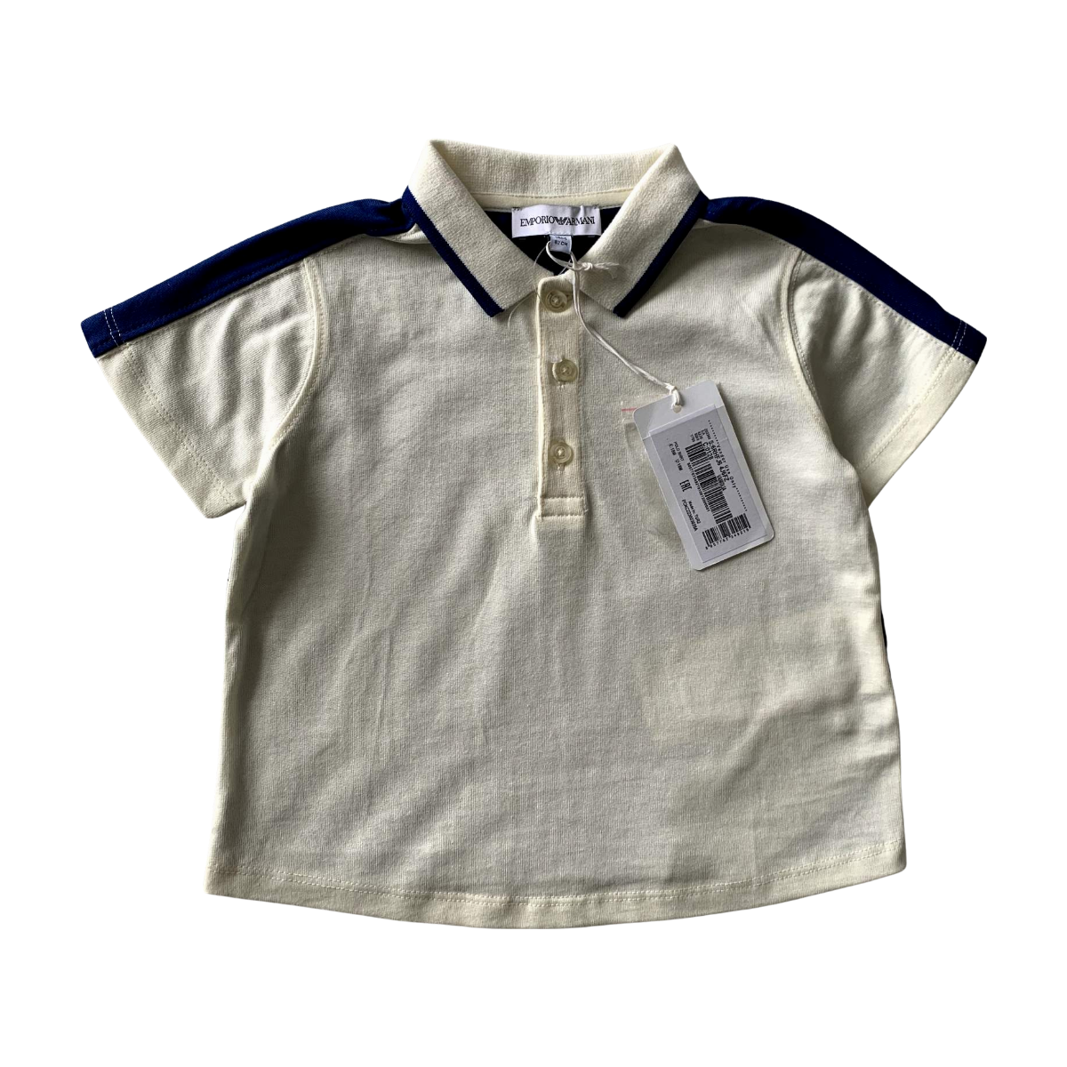 ARMANI - POLO - BEIGE, BLEU - 18 MOIS