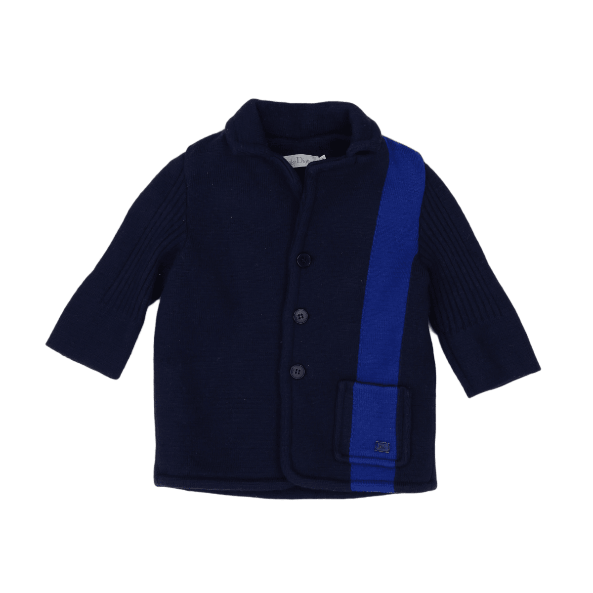 BABY DIOR - CARDIGAN - BLUE - 9 MONTHS