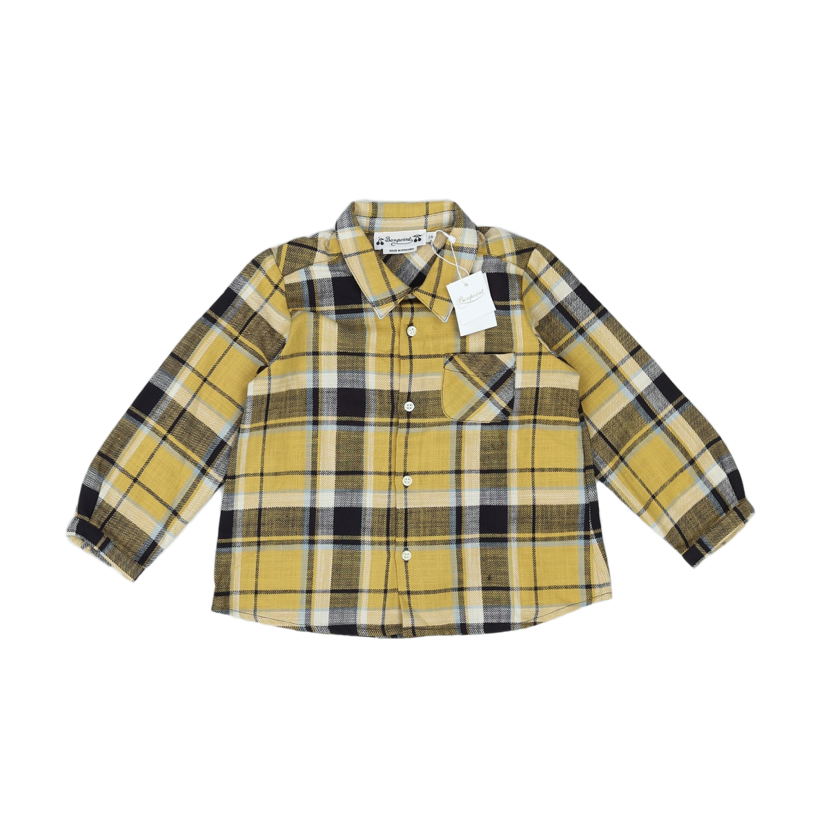 BONPOINT - CHEMISE - MARRON - 24 MOIS