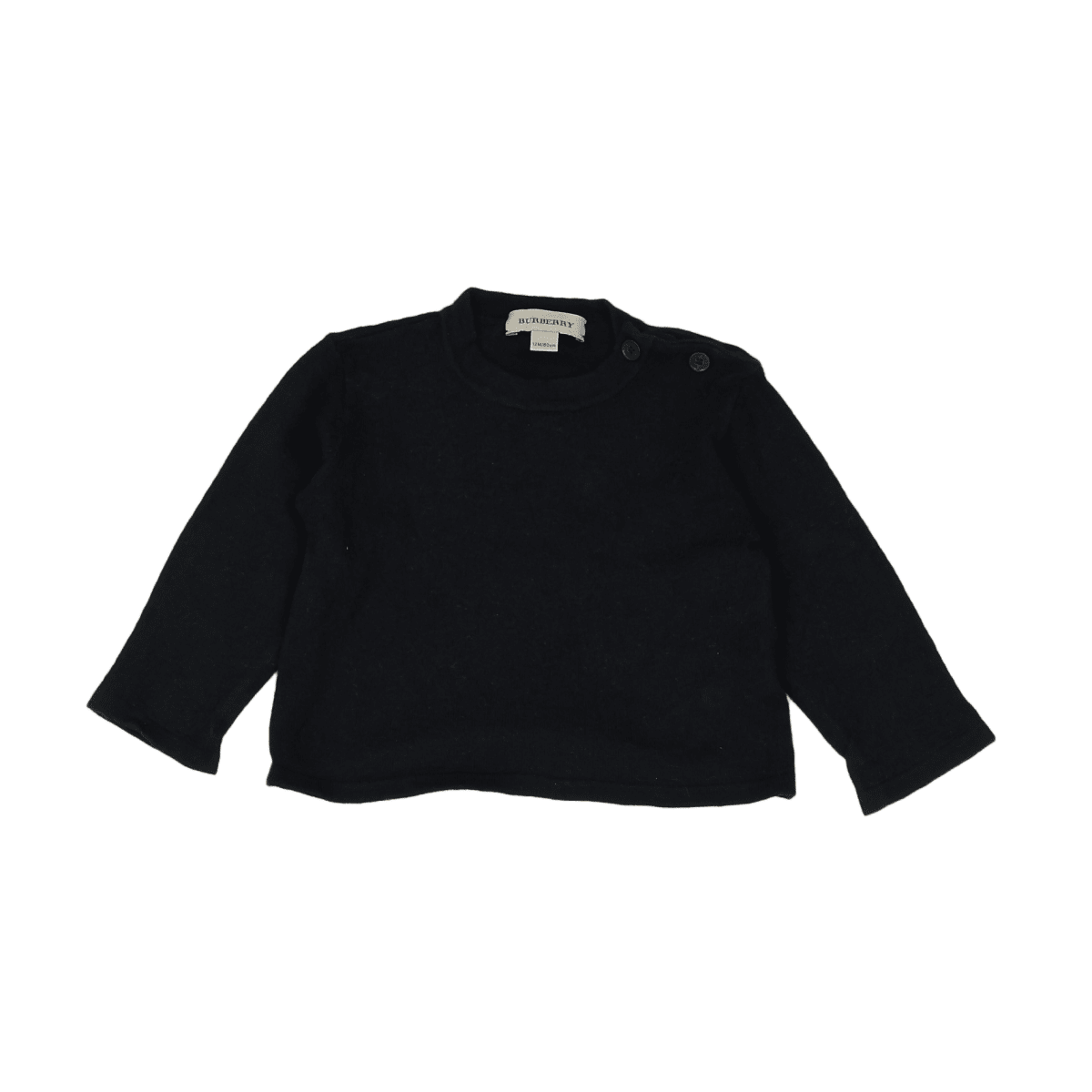 BURBERRY – PULLOVER – SCHWARZ – 12 MONATE
