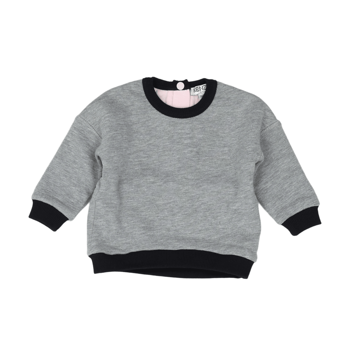 KENZO - SWEAT - GRIS - 6 MOIS