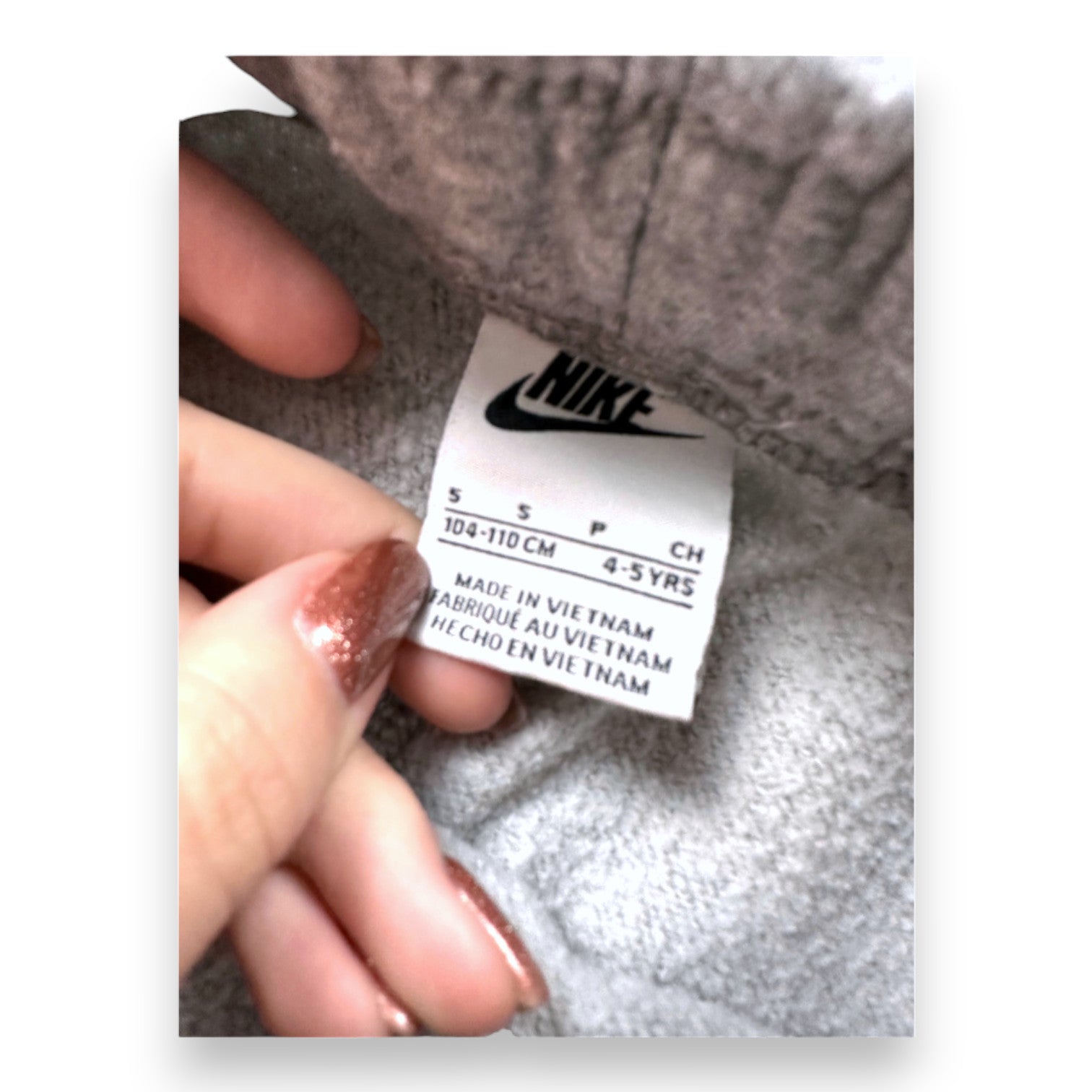 NIKE - TROUSERS - GRAY - 4 YEARS
