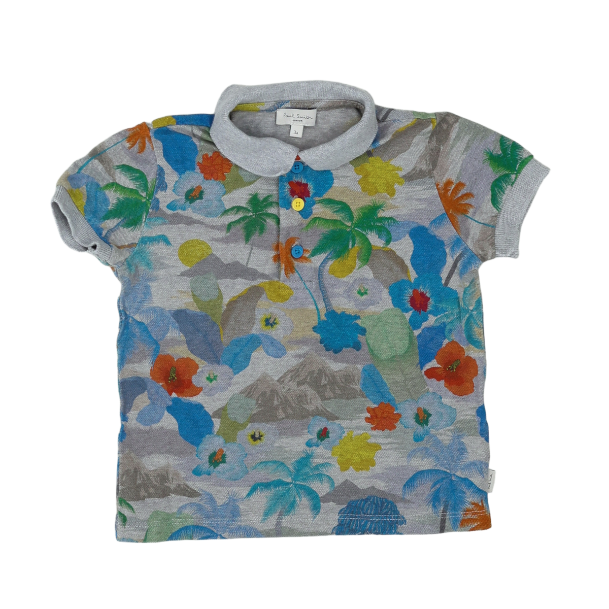 PAUL SMITH - POLO - GRIS - 3 ANS