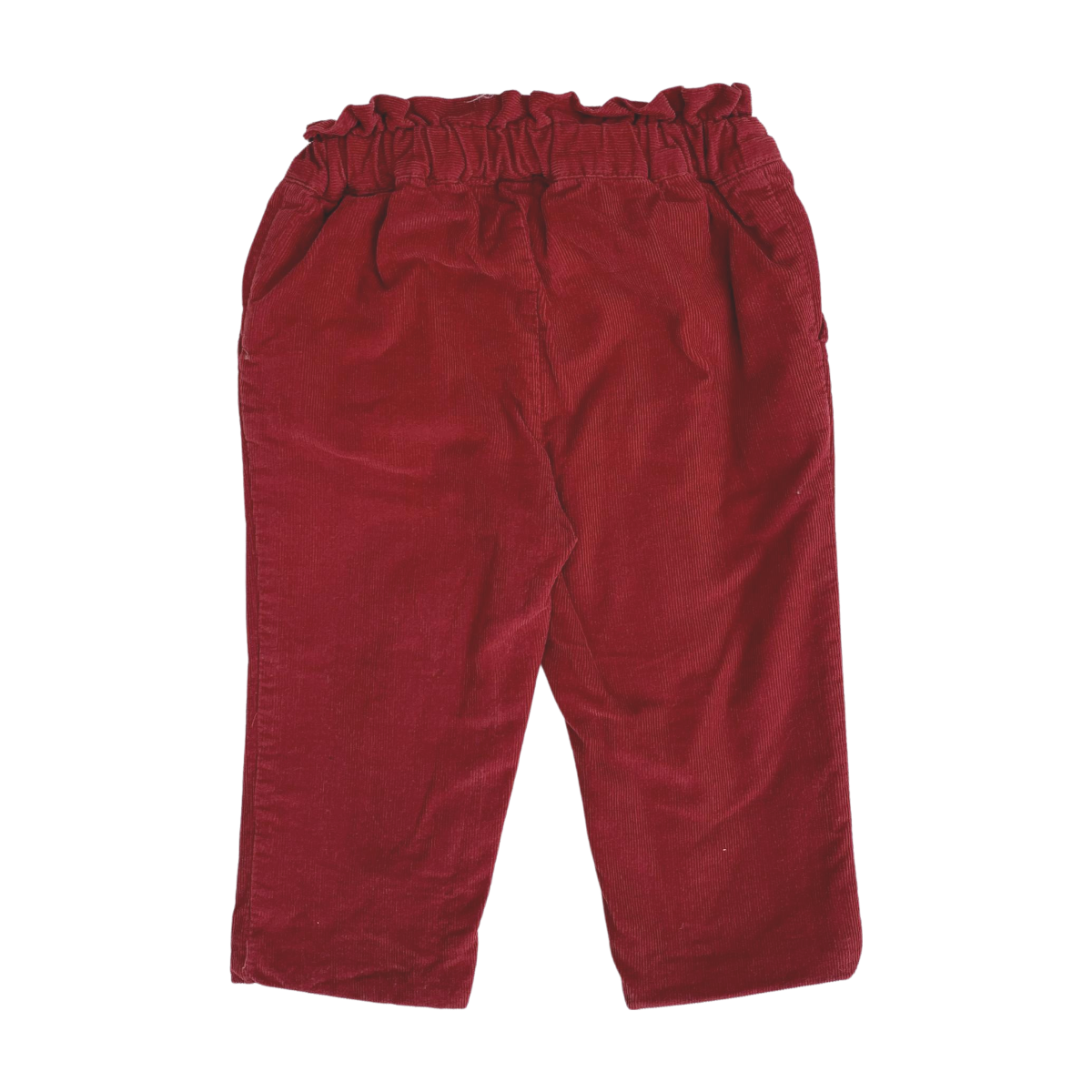 JACADI - PANTALON - ROUGE - 12 MOIS
