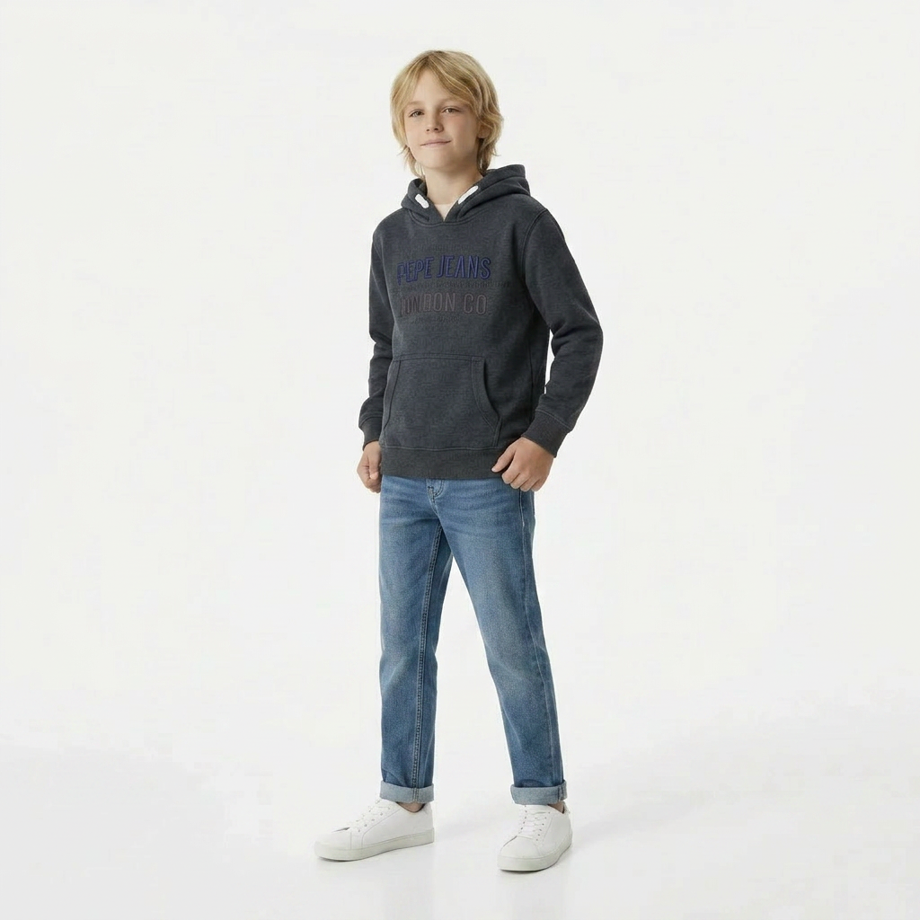 PEPE JEAN - SWEAT - GRIS - 12 ANS