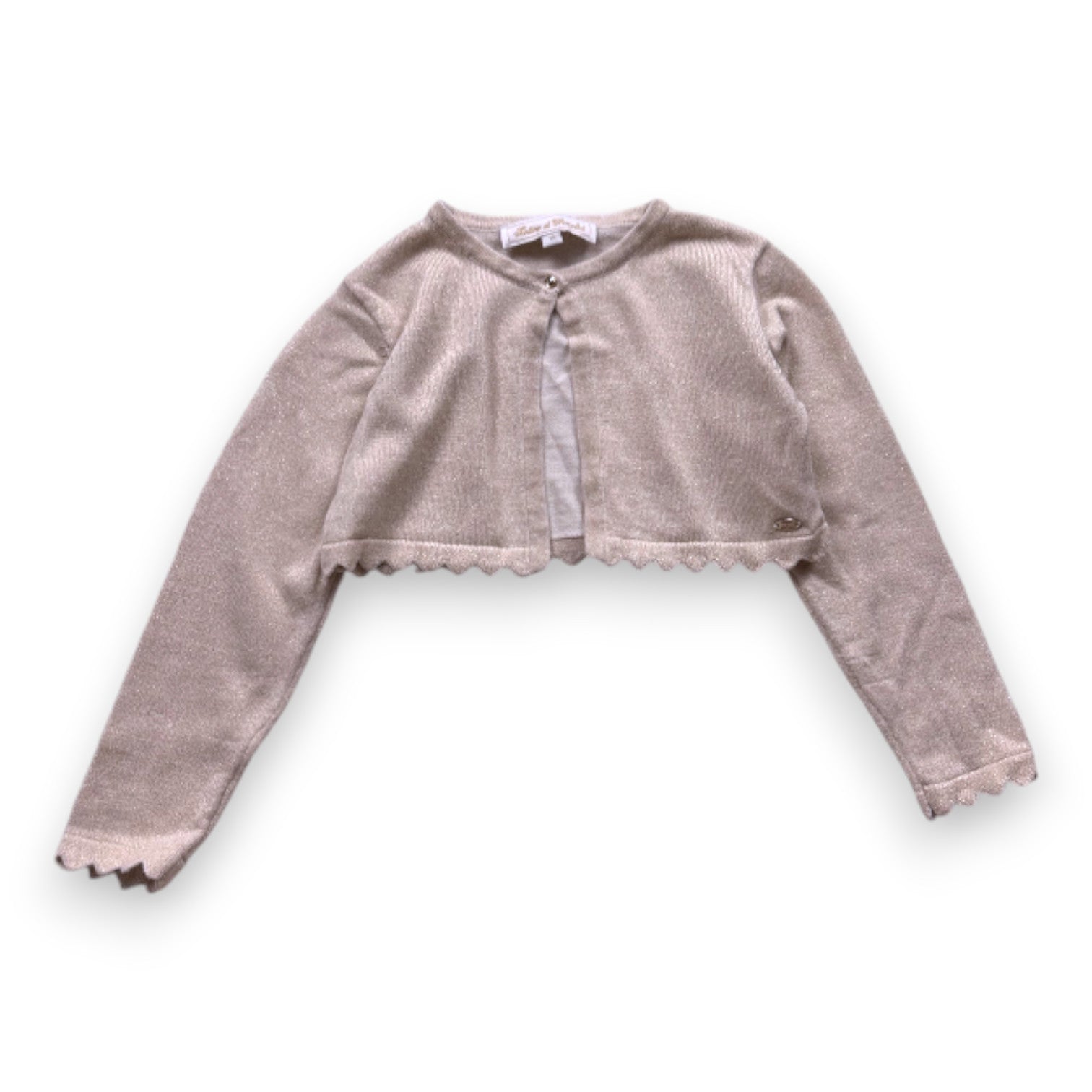 TARTINE & CHOCOLAT - STRICKJACKE - BEIGE, GOLD - 4 JAHRE