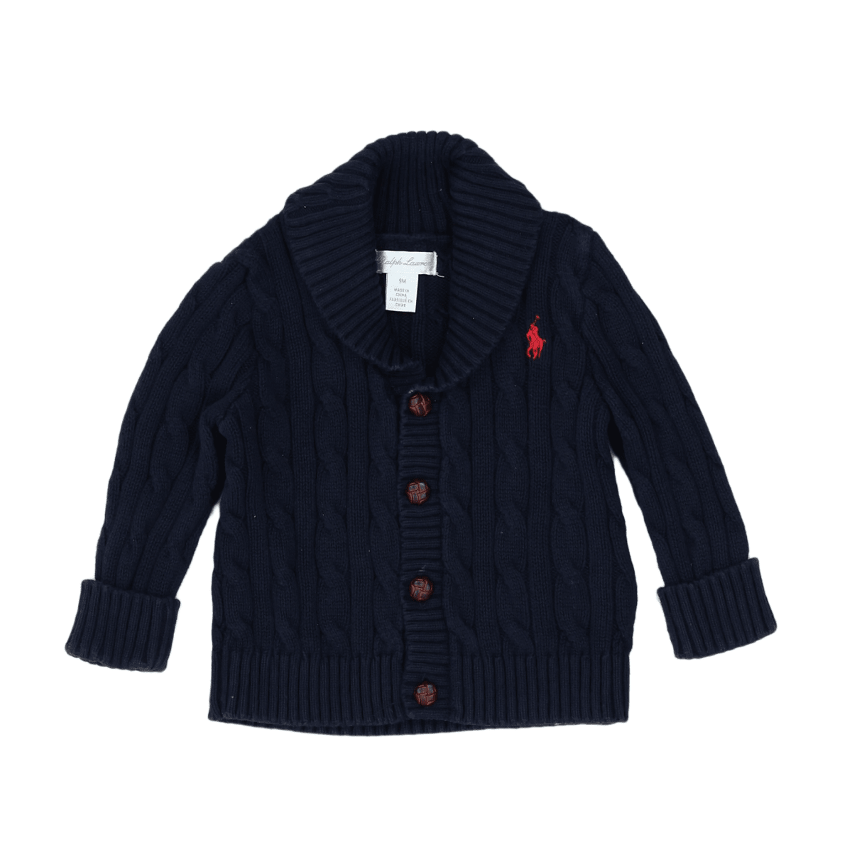 RALPH LAUREN – STRICKJACKE – BLAU – 9 MONATE