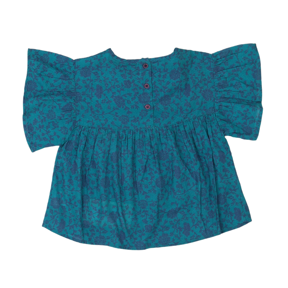 LOUIS LOUISE - BLOUSE - VERT - 4 ANS