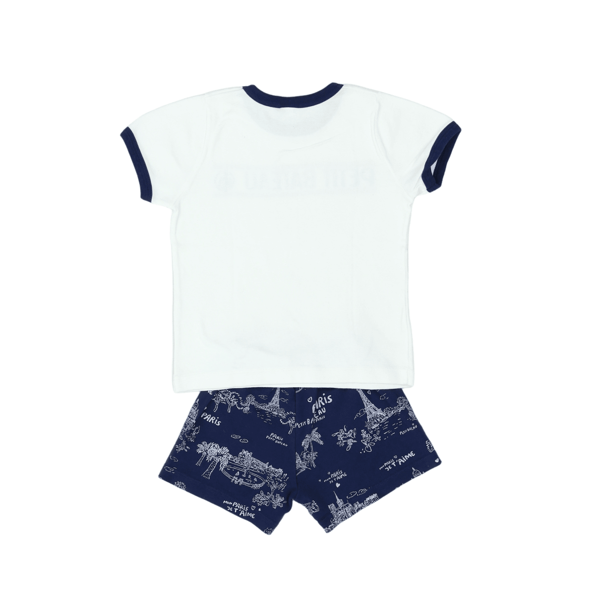 PETIT BATEAU - ENSEMBLE - BLEU, BLANC - 3 ANS
