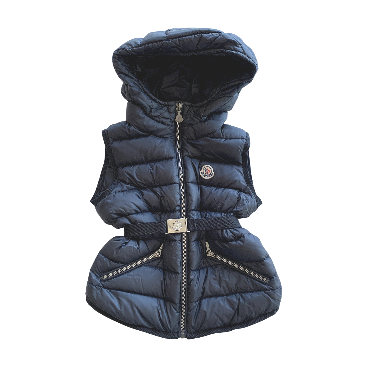 MONCLER - BLOUSON SANS MANCHE - NOIR - 6 ANS