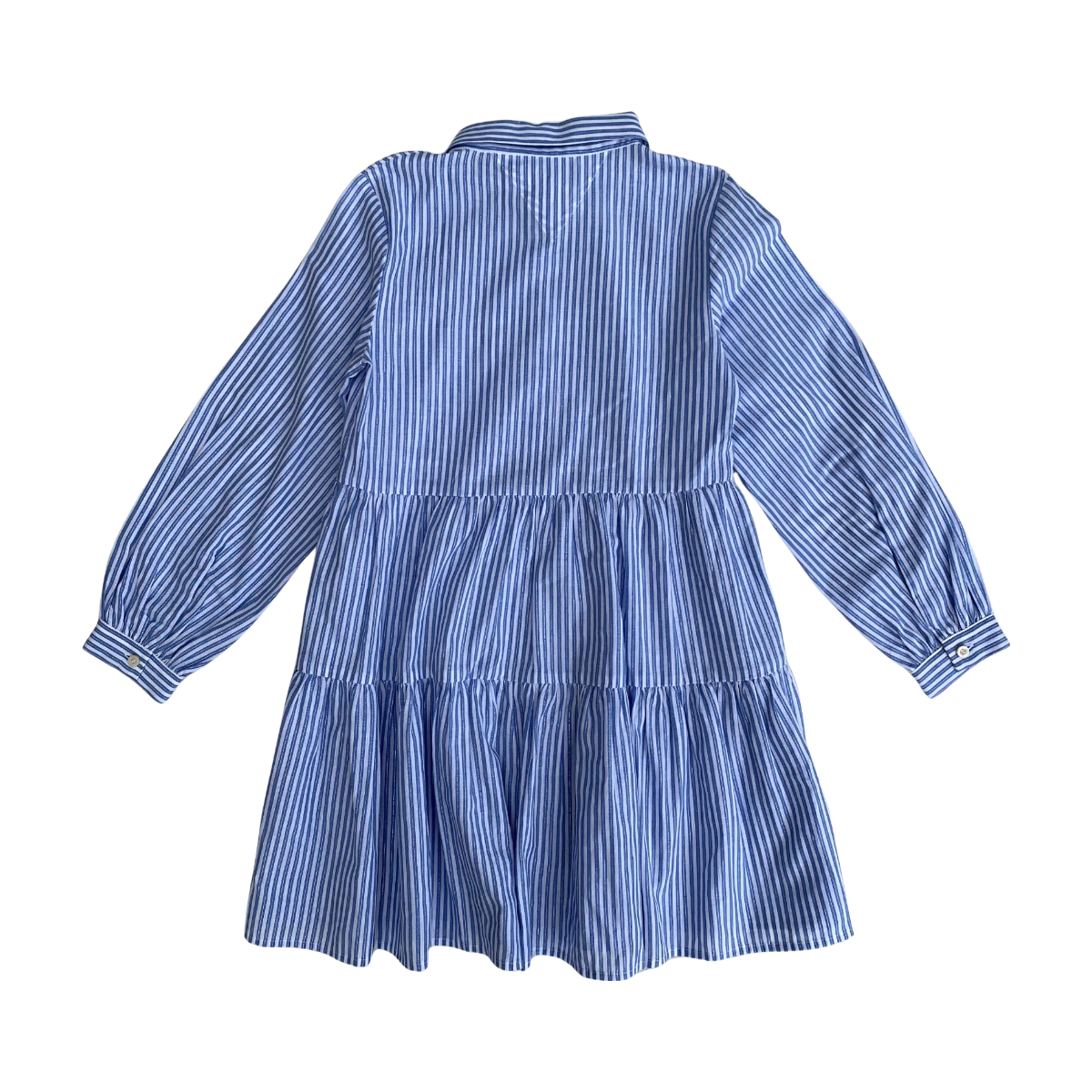 TOMMY HILFIGER - ROBE - BLEU, BLANC - 8 ANS
