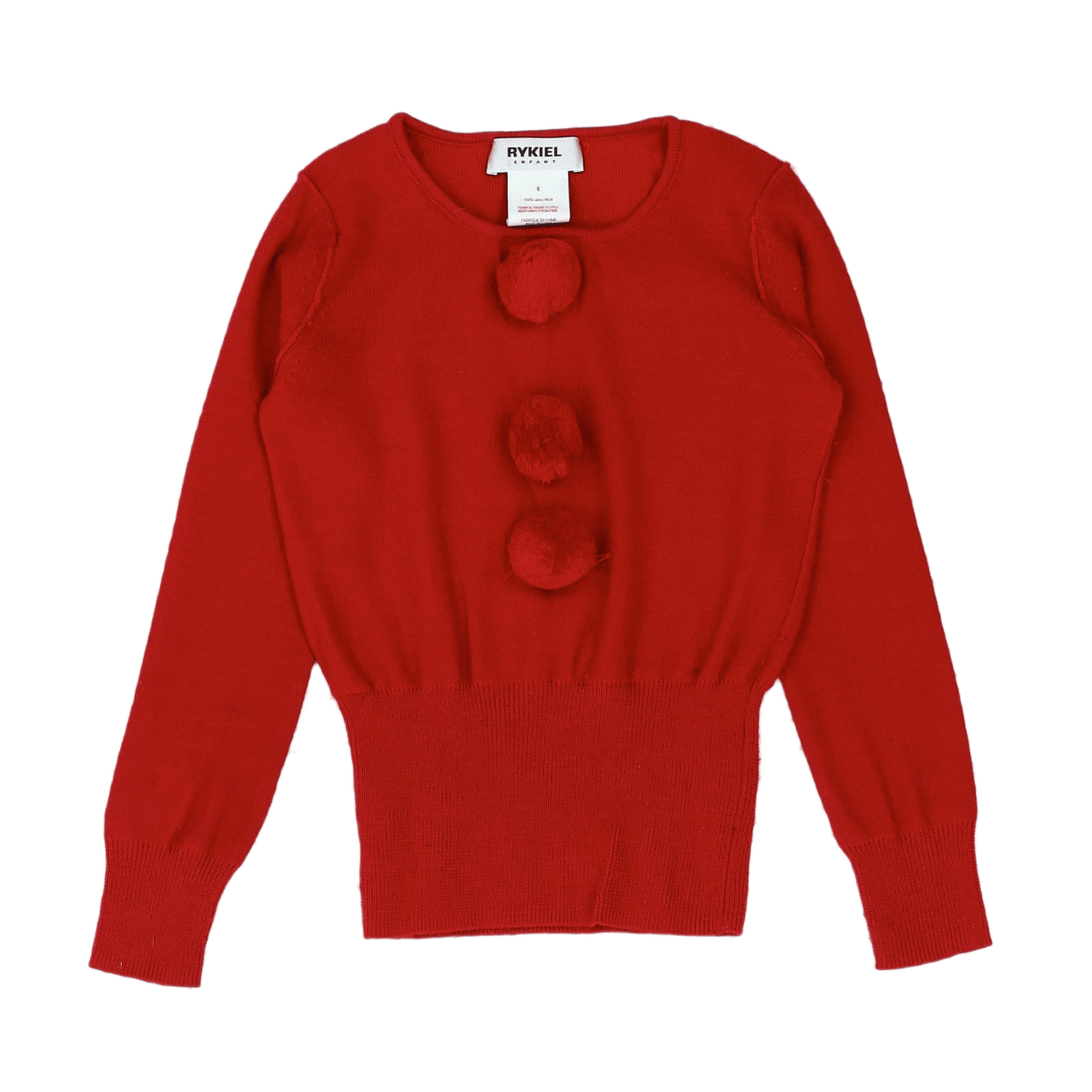 RYKIEL - PULLOVER - ROT - 6 JAHRE