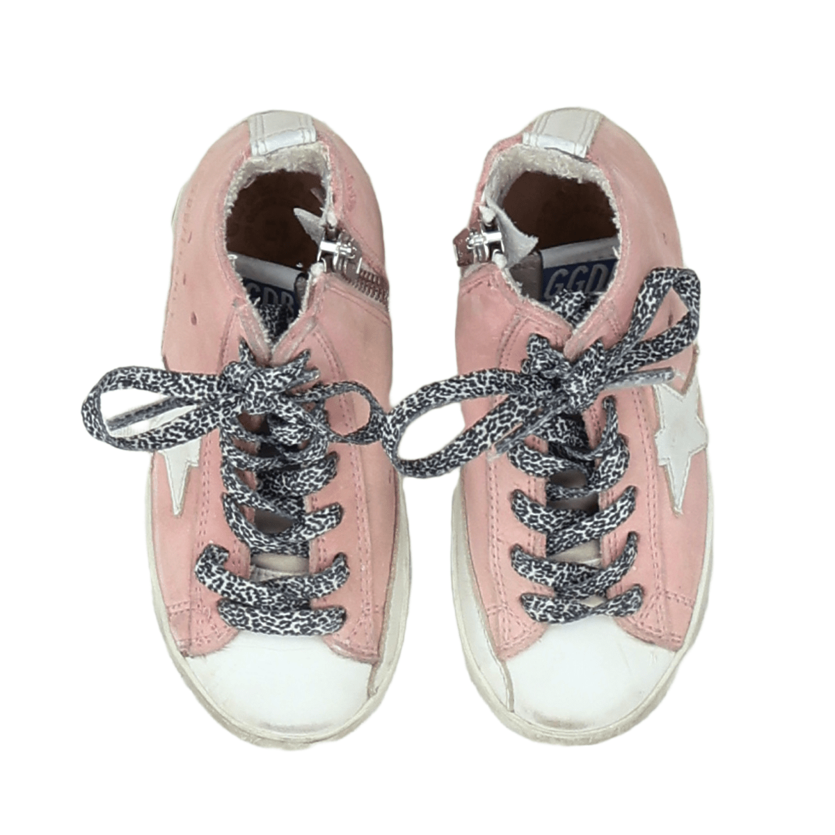 GOLDEN GOOSE - Neue rosa Sneaker mit weißem Stern - 24