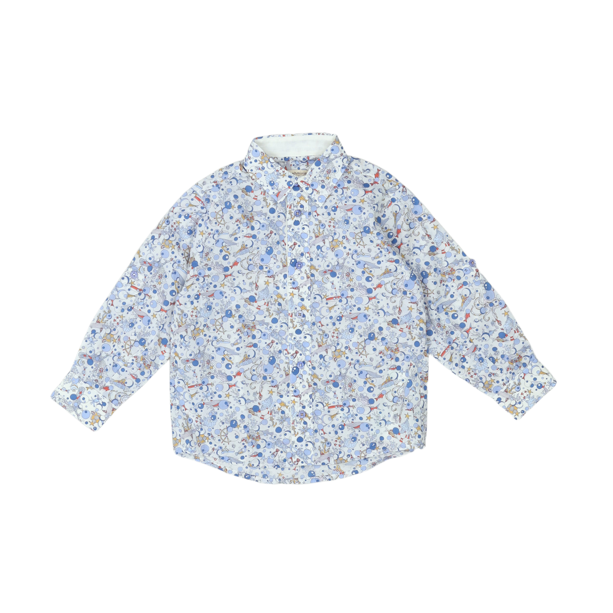 CASHMIRINO - CHEMISE - BLANC, BLEU - 4 ANS