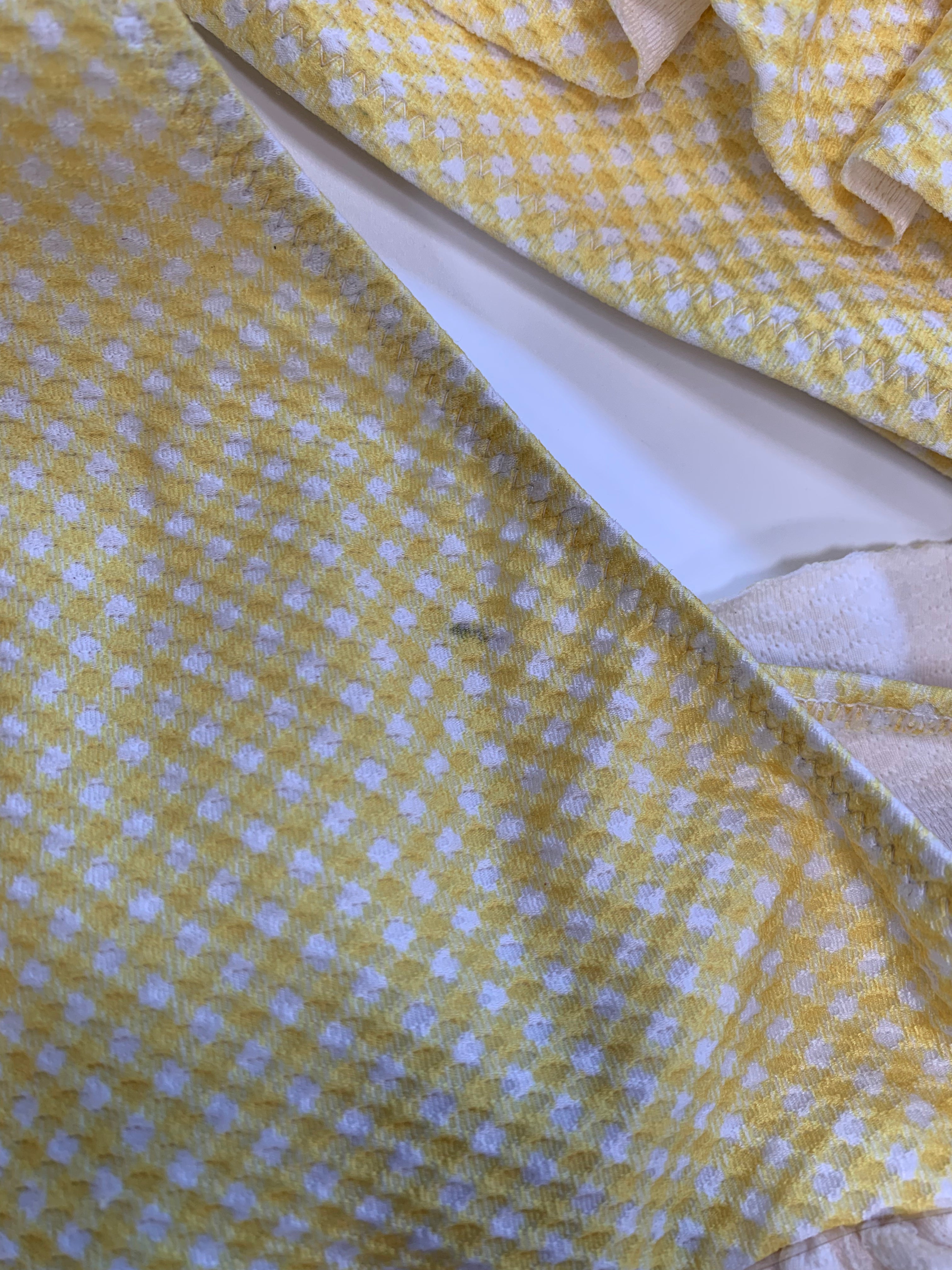 BONTON - MAILLOT DE BAIN 2 PIÈCE - JAUNE, BLANC - 6 ANS