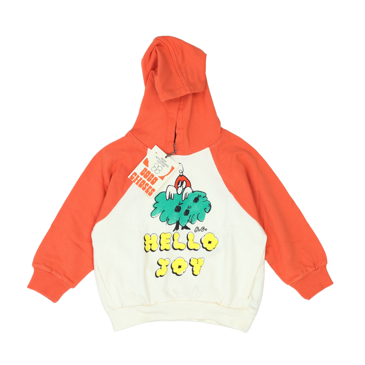 BOBO CHOSES - SWEAT - ORANGE - 8 ANS