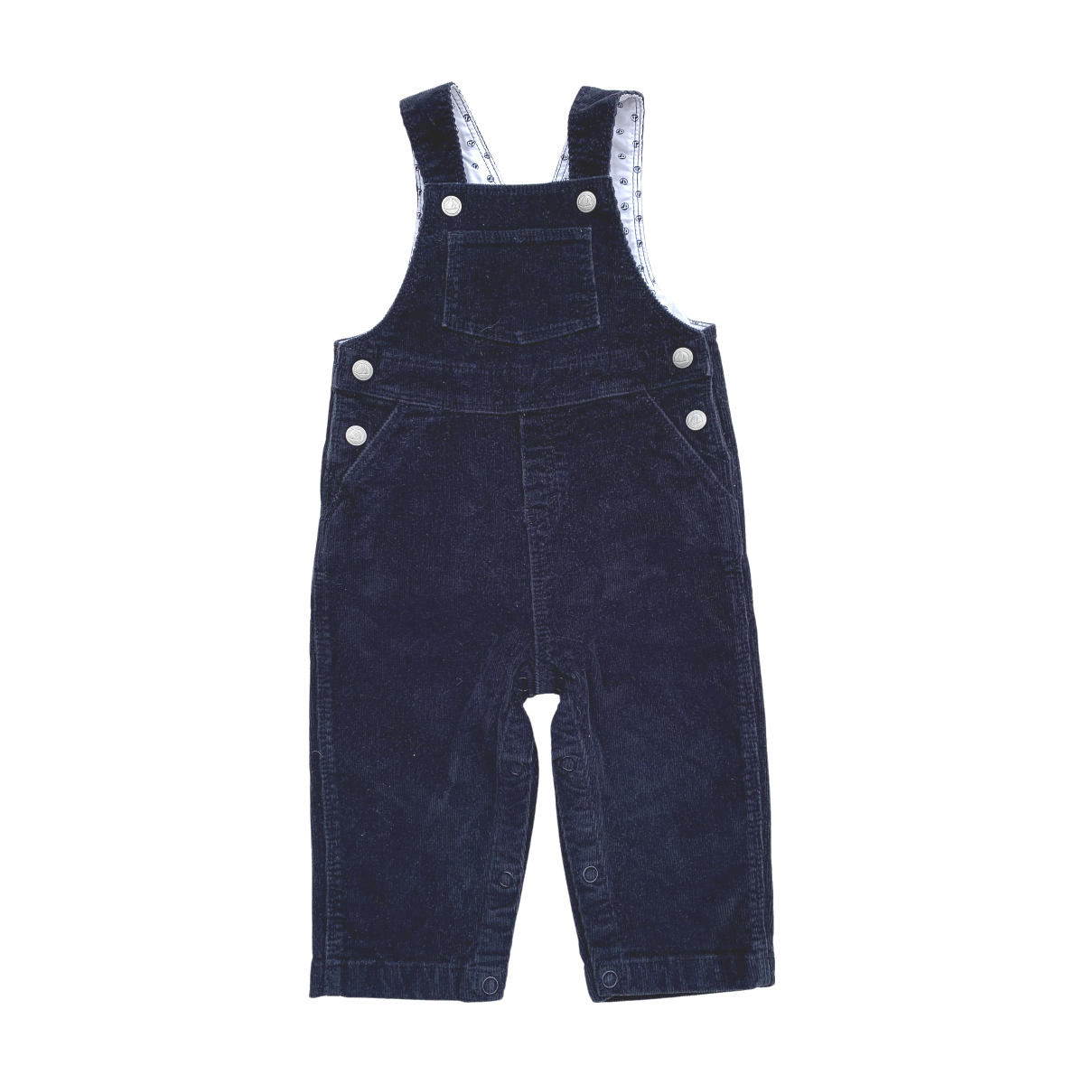 PETIT BATEAU - SALOPETTE - BLEU - 6 MOIS