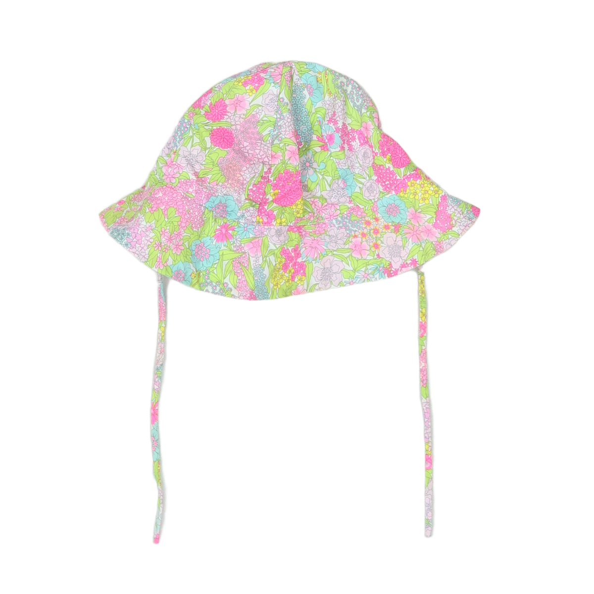 JACADI - Bob mit rosa und grünen Blumen - 12 Monate