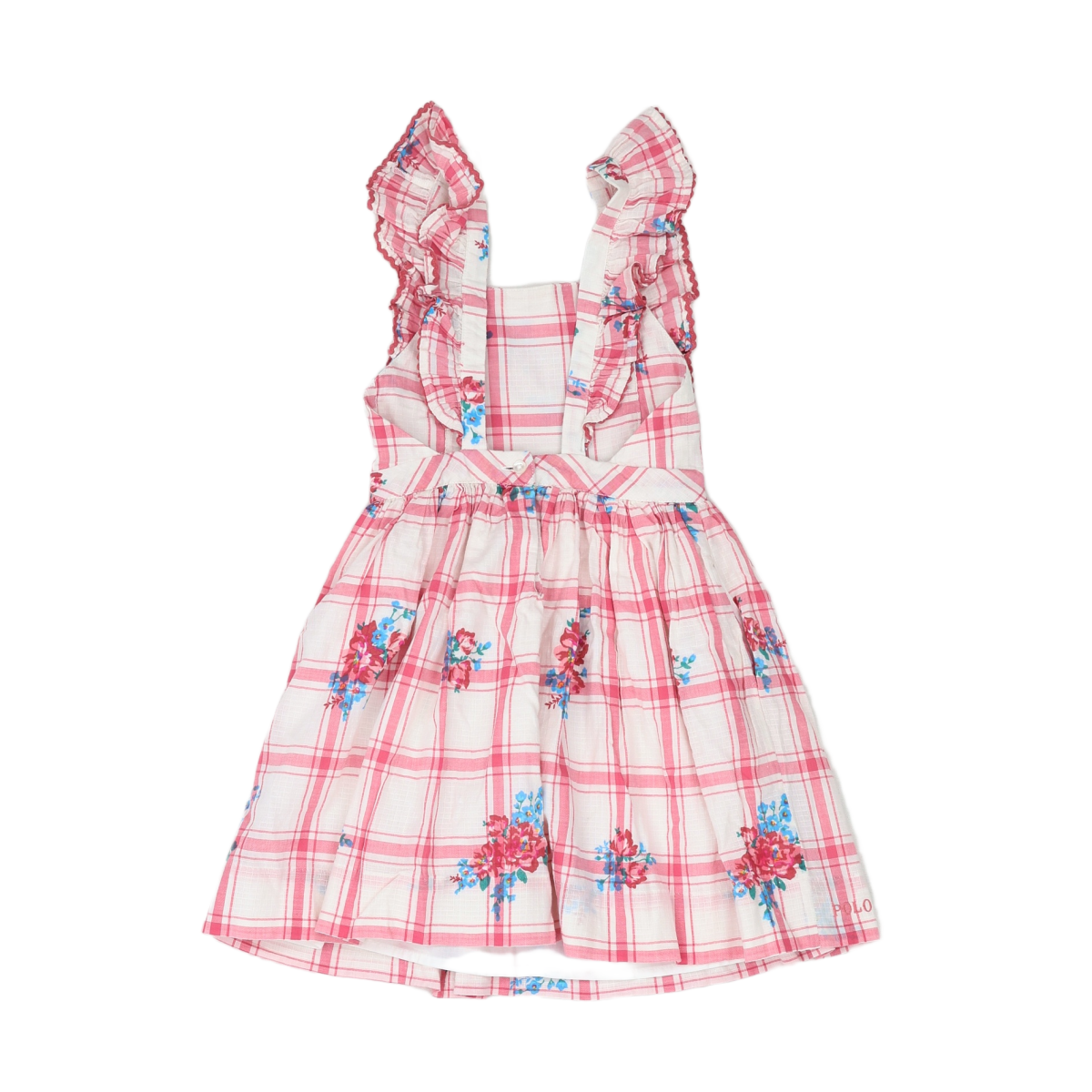 RALPH LAUREN - ROBE - BLANC, ROUGE - 5 ANS