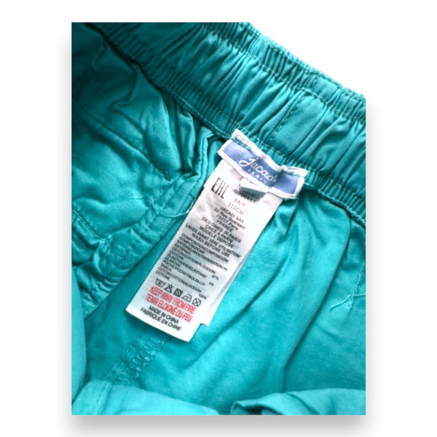 JACADI - BERMUDA SHORTS - BLUE - 5 YEARS