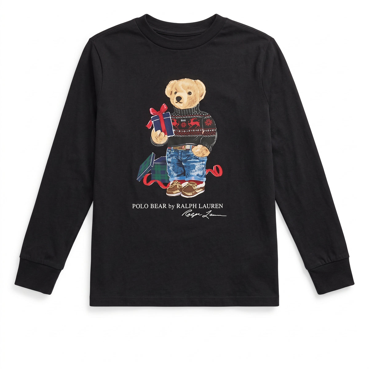 RALPH LAUREN - T-SHIRT - NOIR - 6 ANS