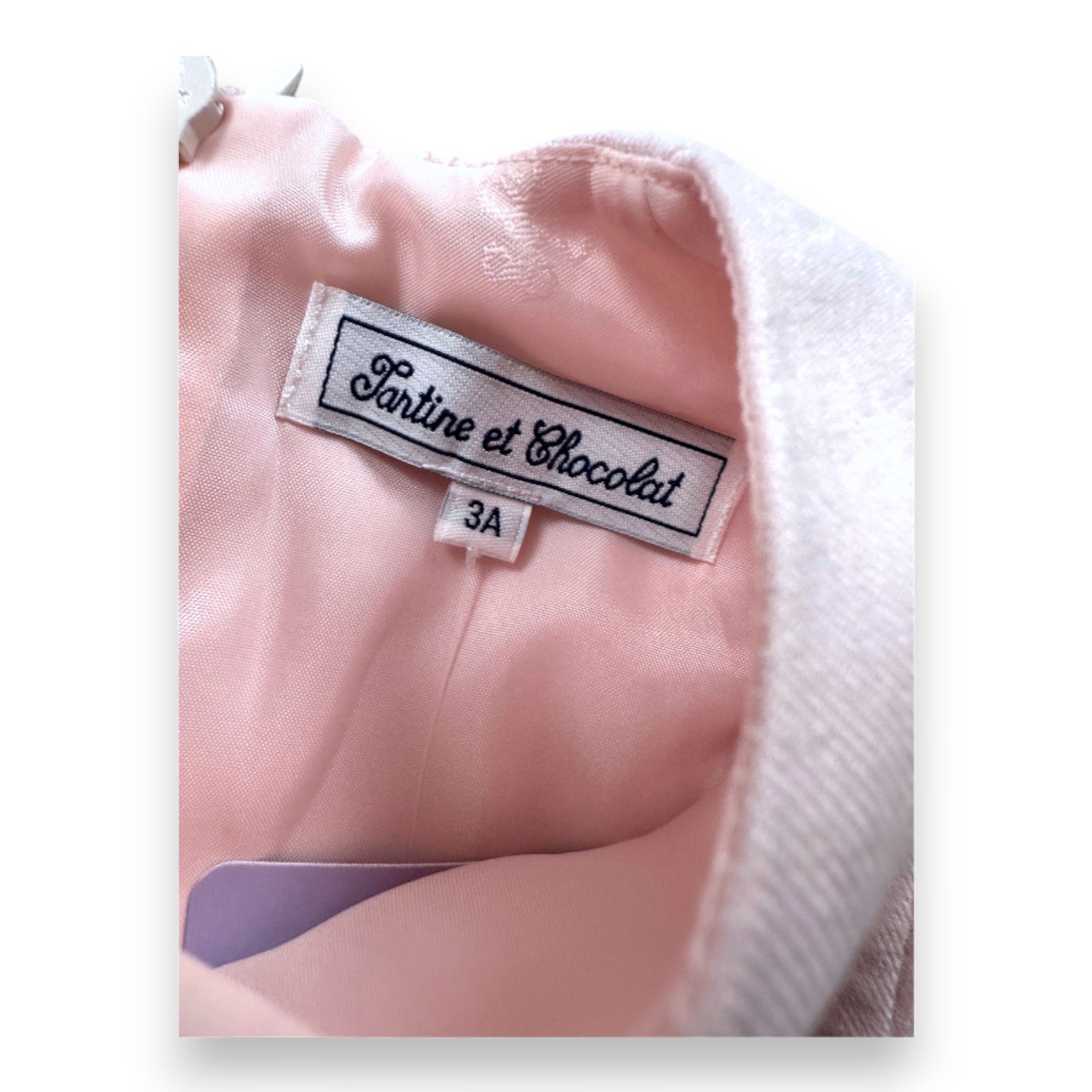 TARTINE & CHOCOLAT - Rosa Kleid mit Details - 3 Jahre