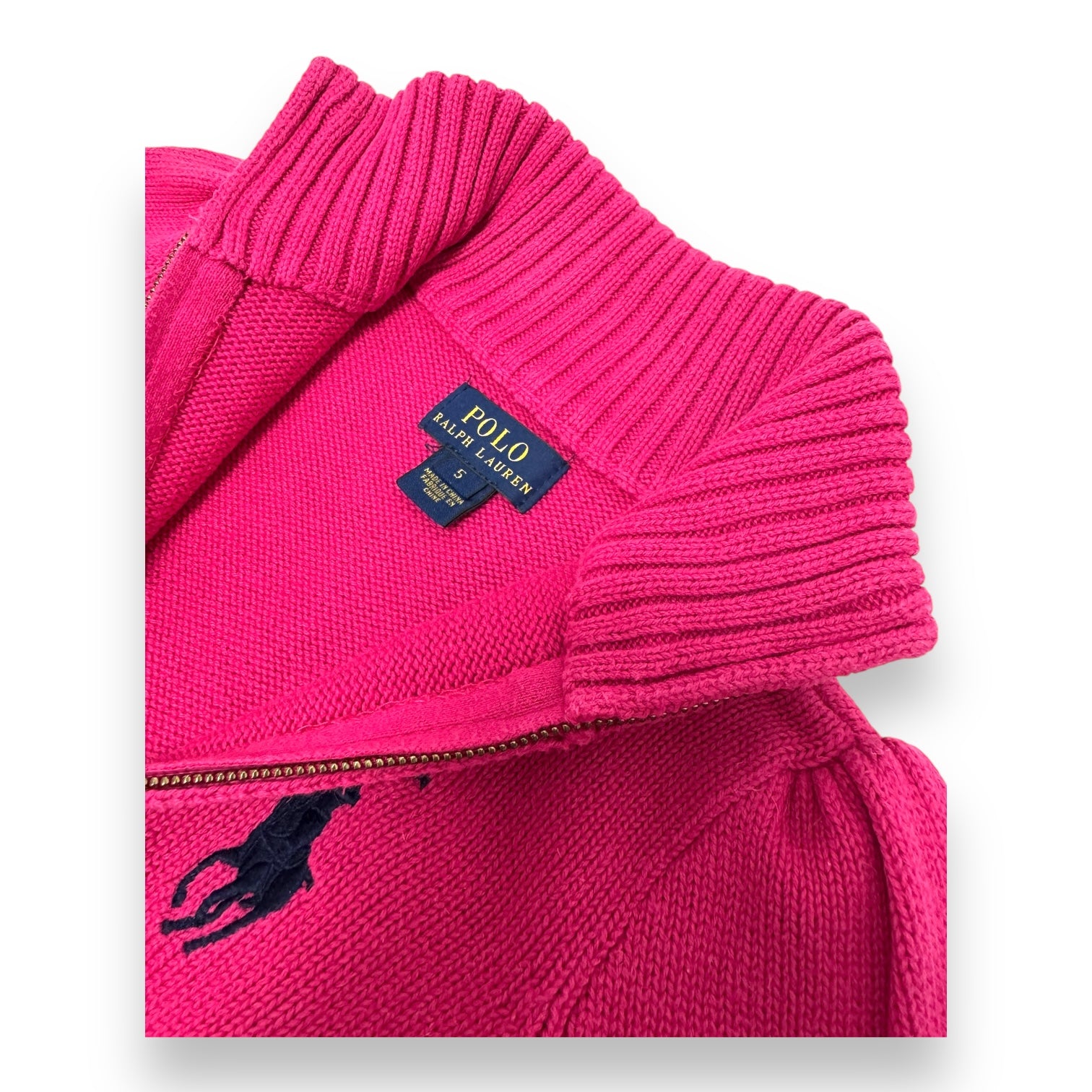 RALPH LAUREN - PULLOVER - ROSA - 5 JAHRE