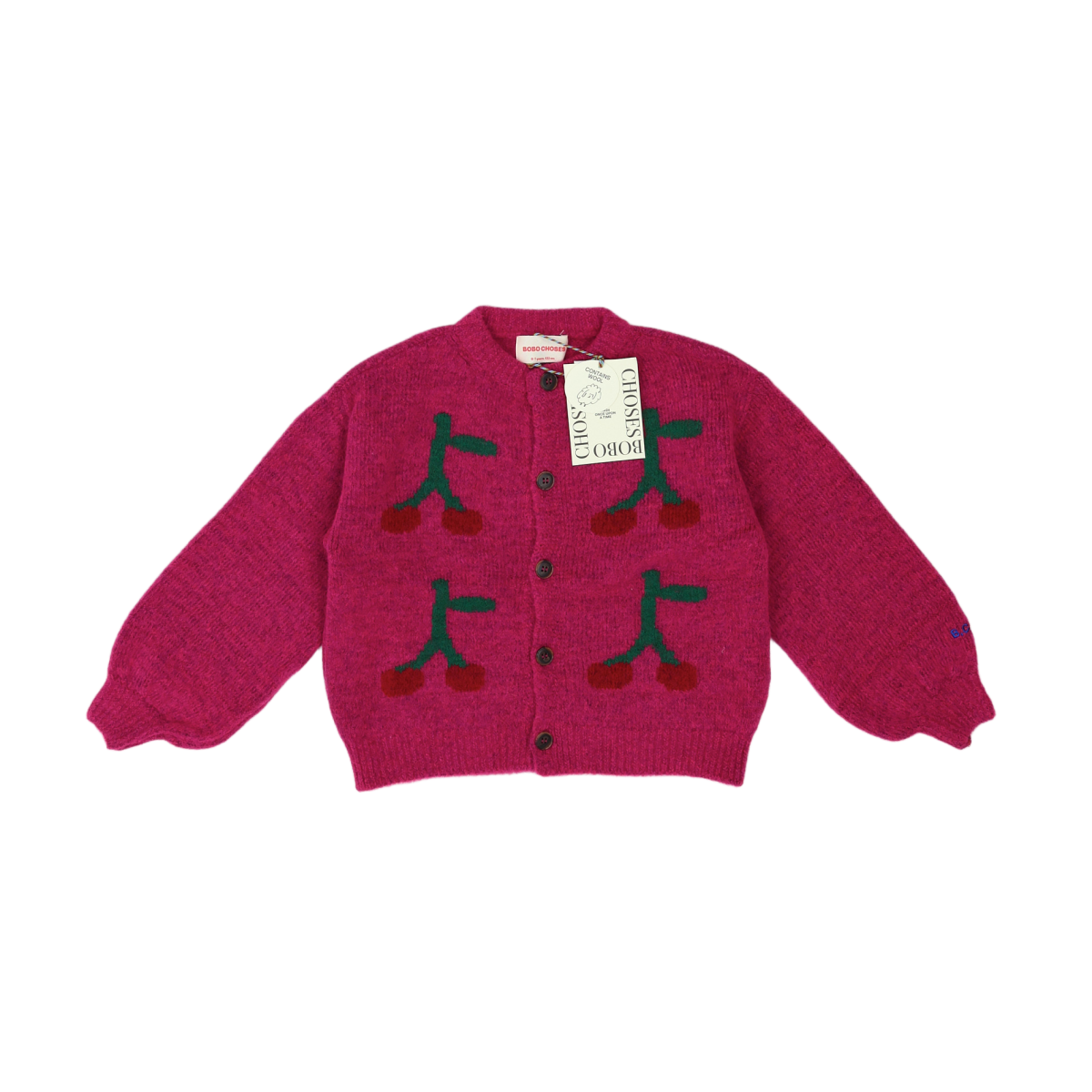 BOBO CHOSES - CARDIGAN - ROSE - 6 ANS