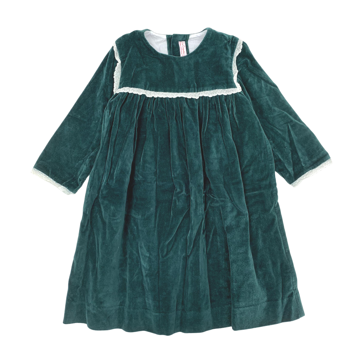 LA COQUETA - ROBE - VERT - 5 ANS