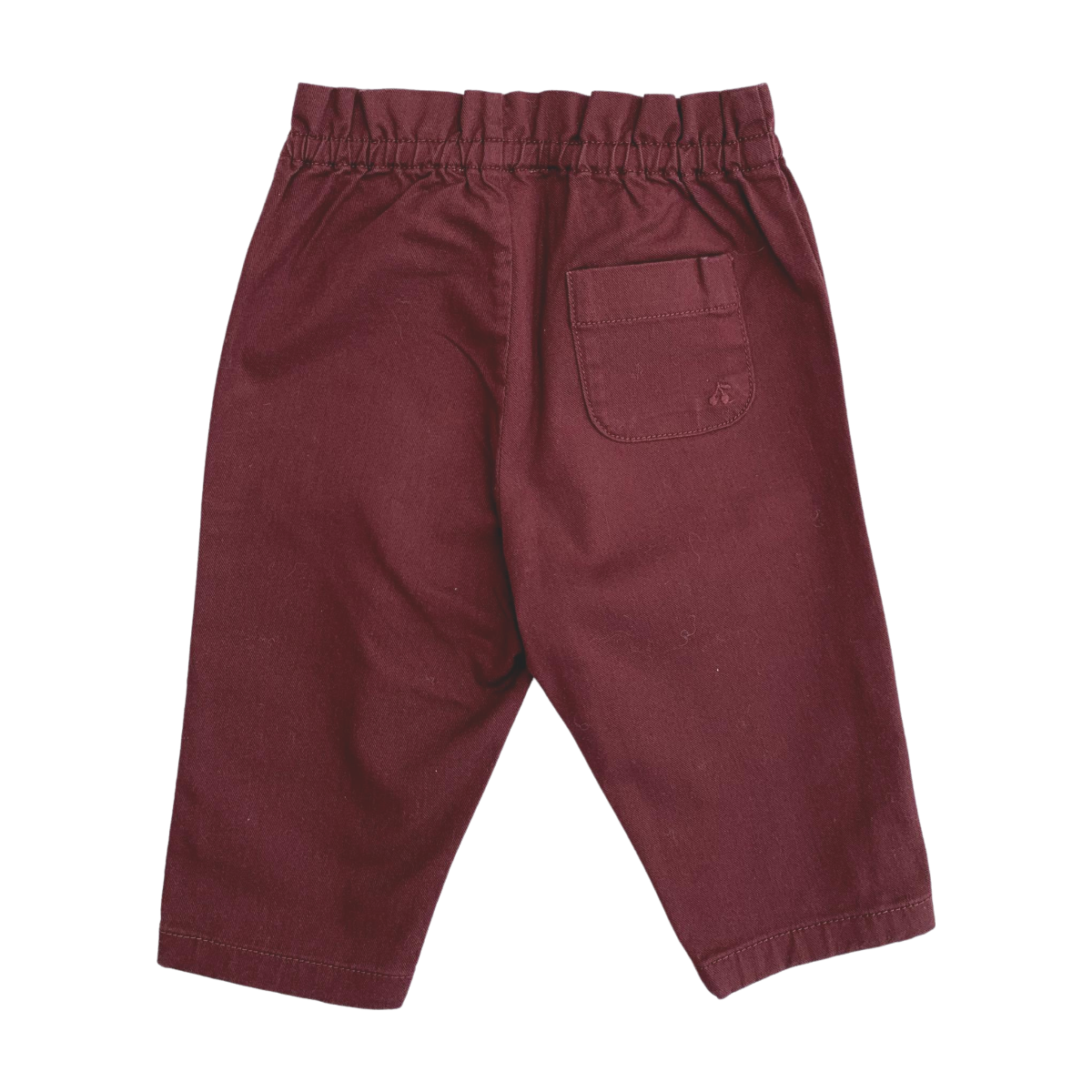 BONPOINT - PANTALON - ROUGE - 6 MOIS