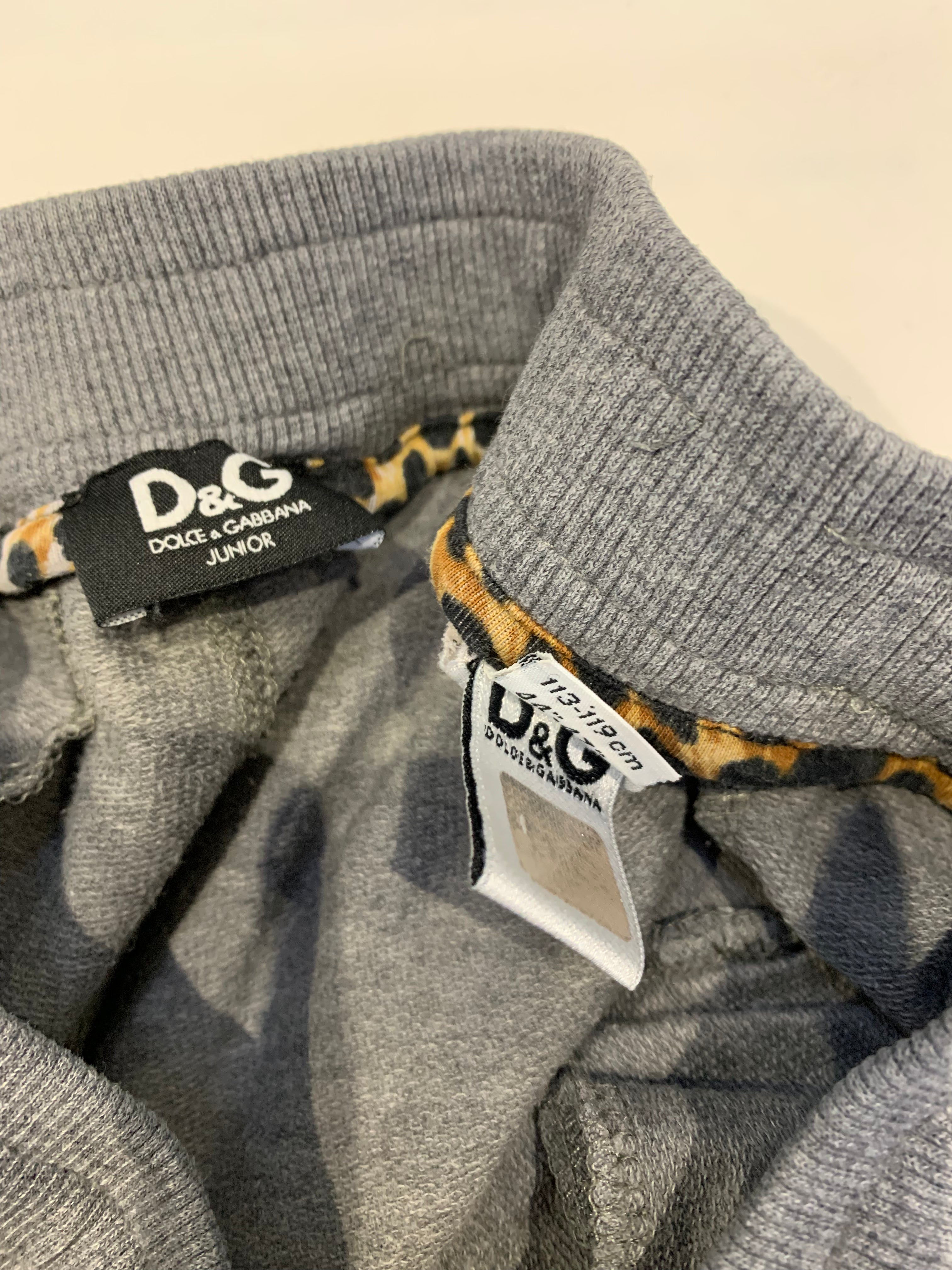 DOLCE & GABBANA - JOGGING - GRAY - 6 YEARS