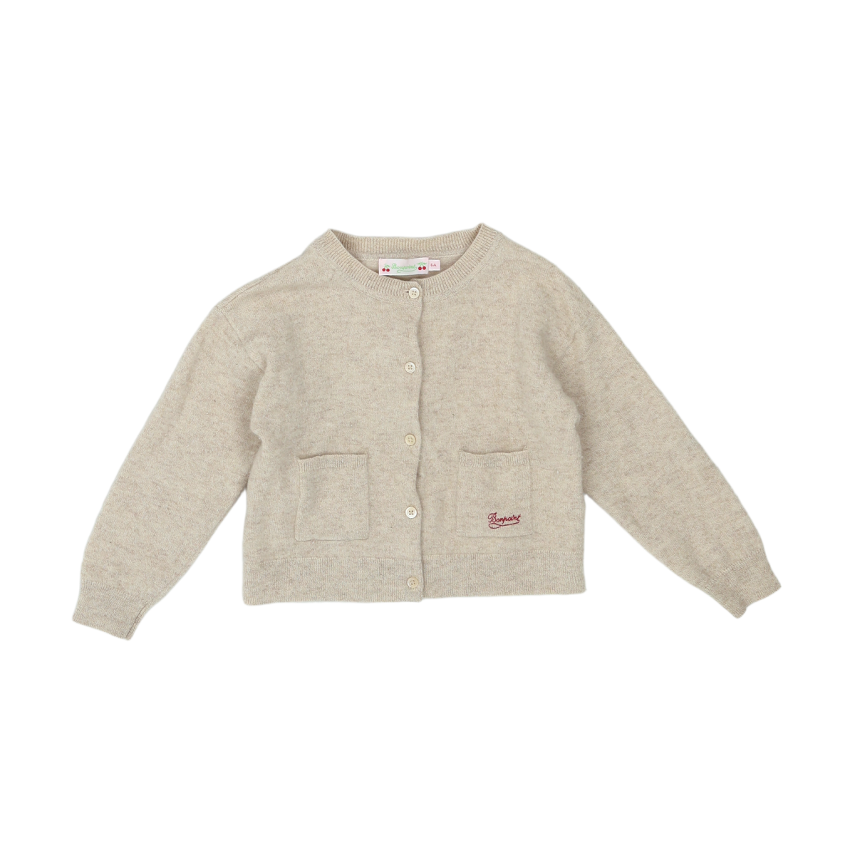 BONPOINT - CARDIGAN - BEIGE - 6 ANS