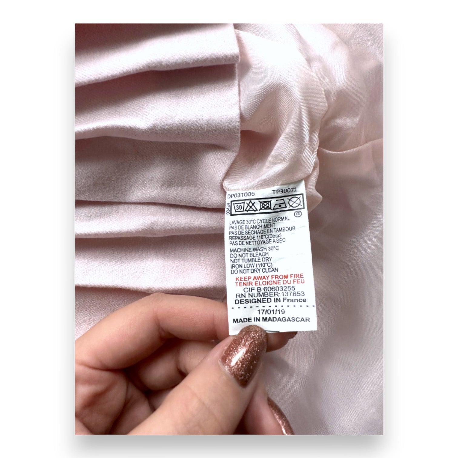 TARTINE & CHOCOLAT - Rosa Kleid mit Details - 3 Jahre