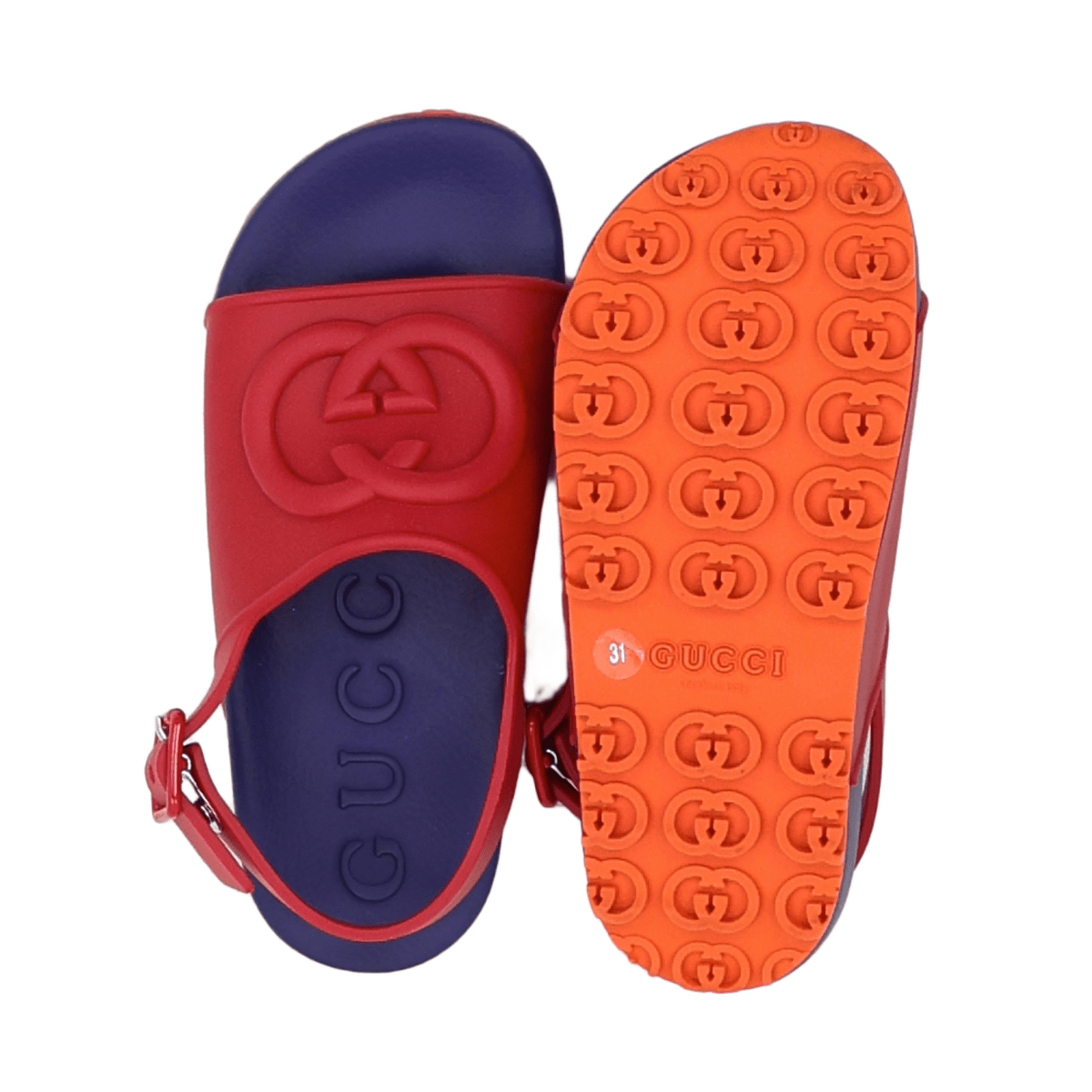 GUCCI - SANDALEN - ROT, LILA - 31