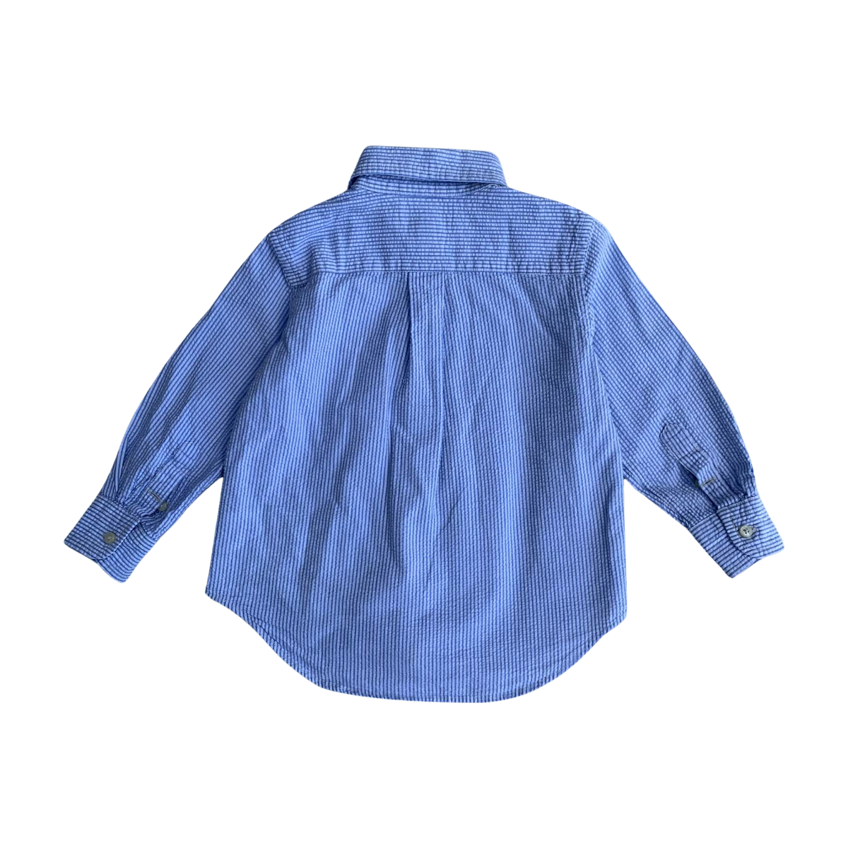 RALPH LAUREN - CHEMISE - BLANC, BLEU - 24 MOIS